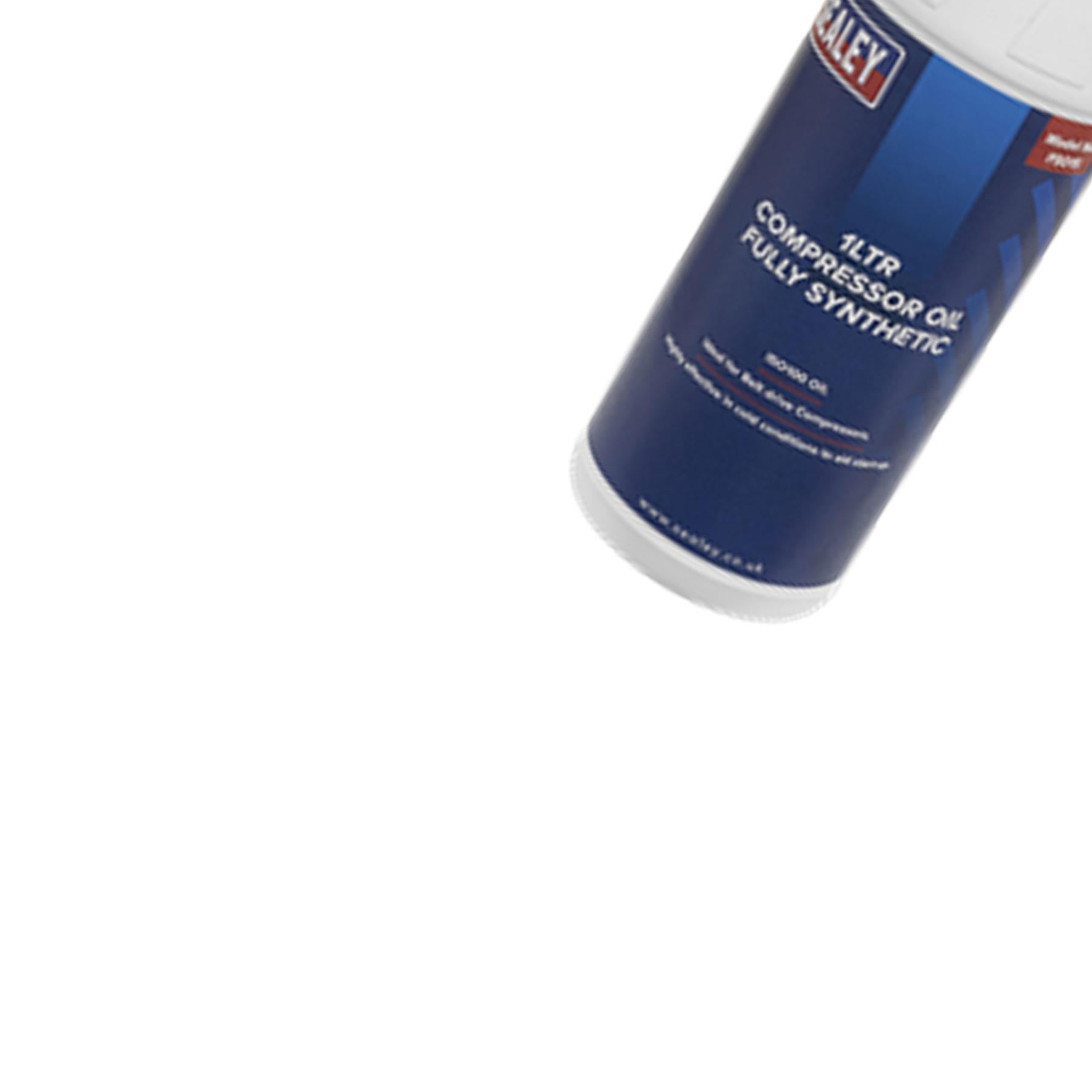 Sealey Compressor Oil Fully Synthetic 1L