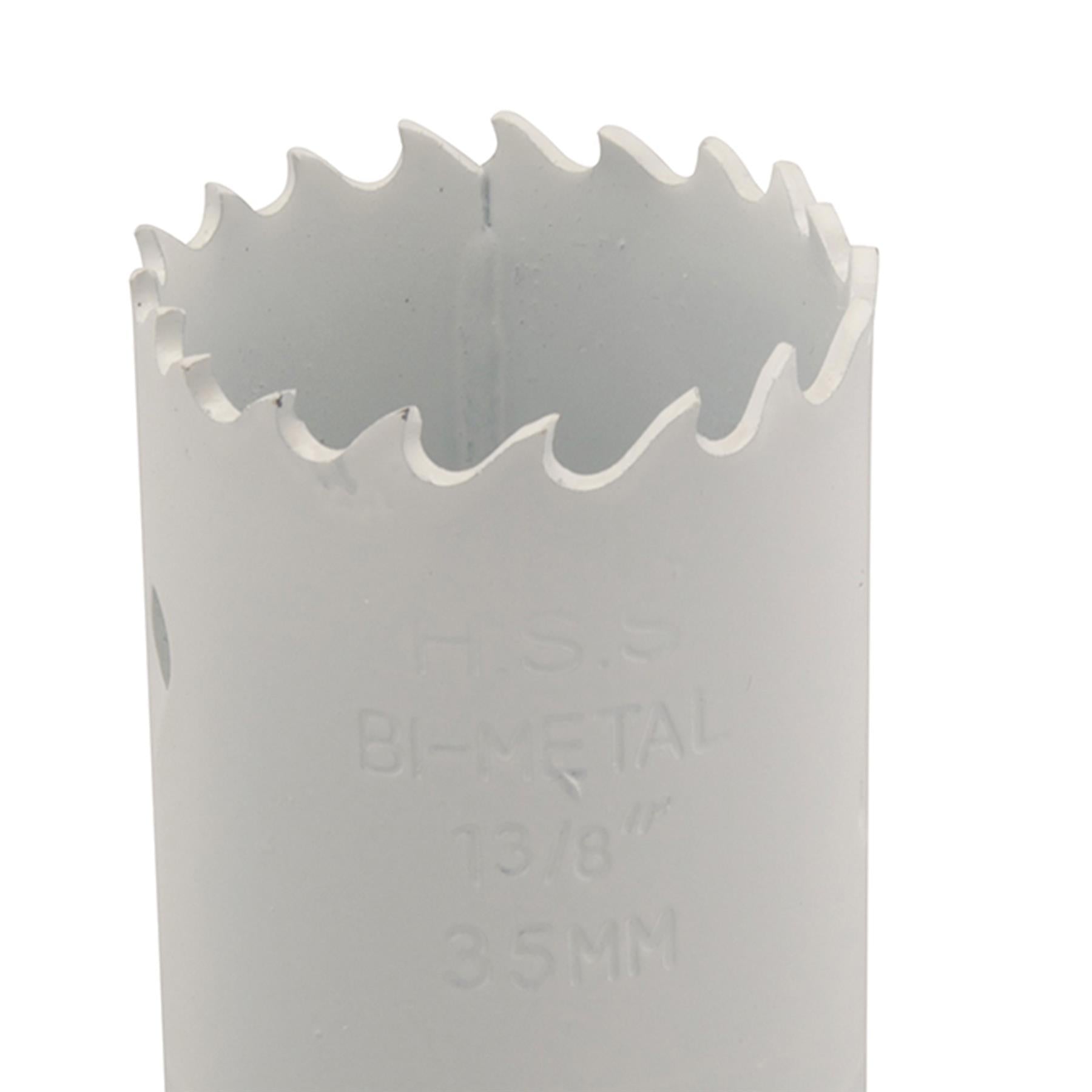 Arbor Included HoleSaw Sets HSS Bi Metal Hole saws Metal Wood Plastic 35mm