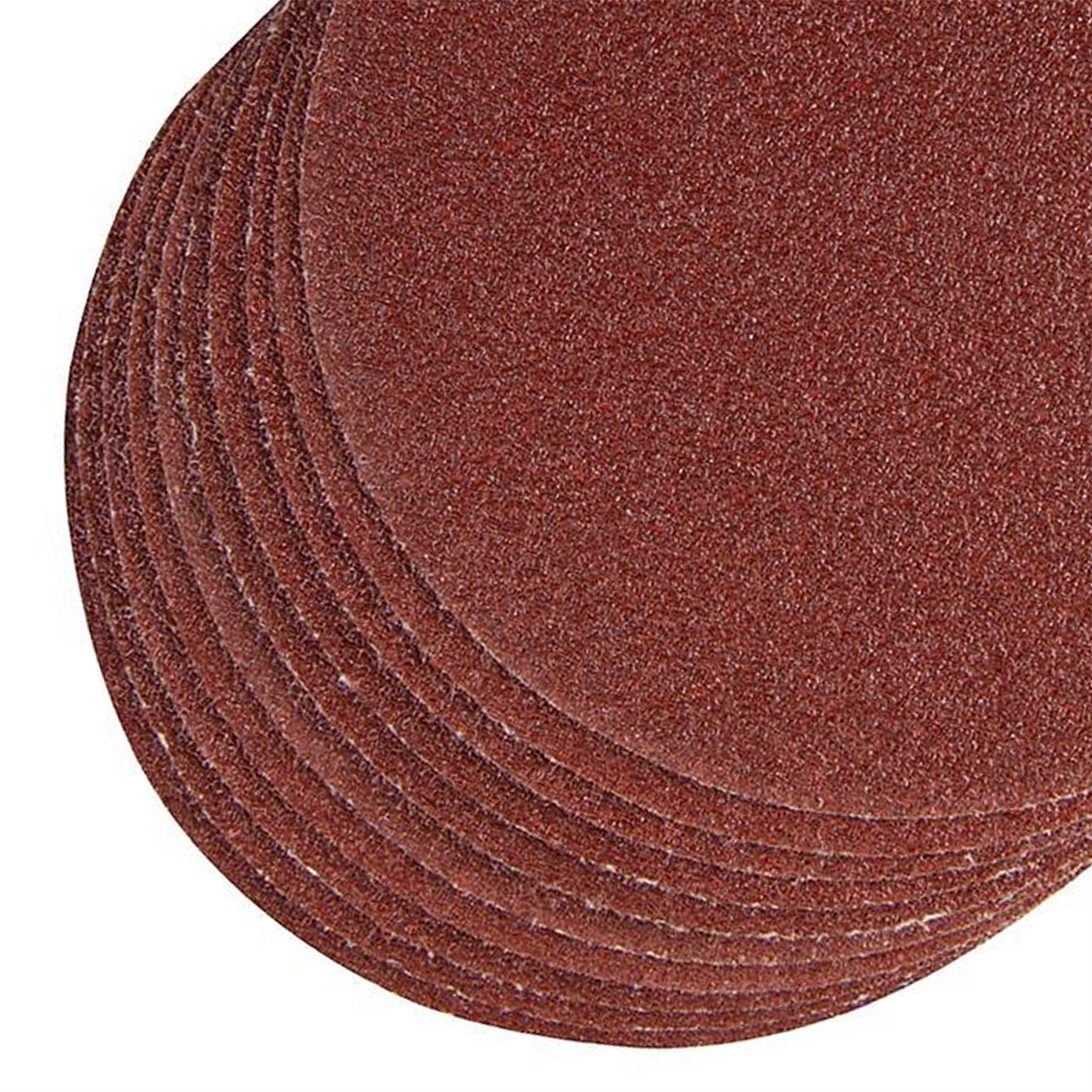 Hook & Loop Sanding Disc 125mm 10Pk - 4 X 60G, 2 X 80G, 2 X 120G & 2 X 240 Grit