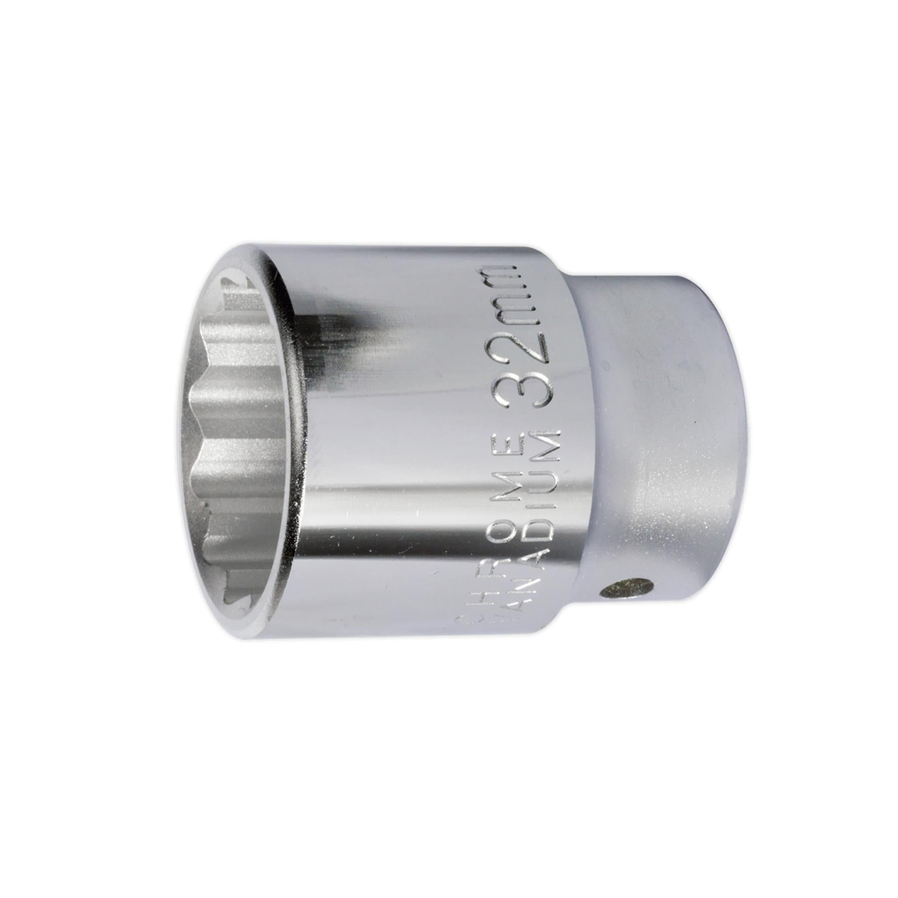 Sealey WallDrive Socket 32mm 3/4"Sq Drive