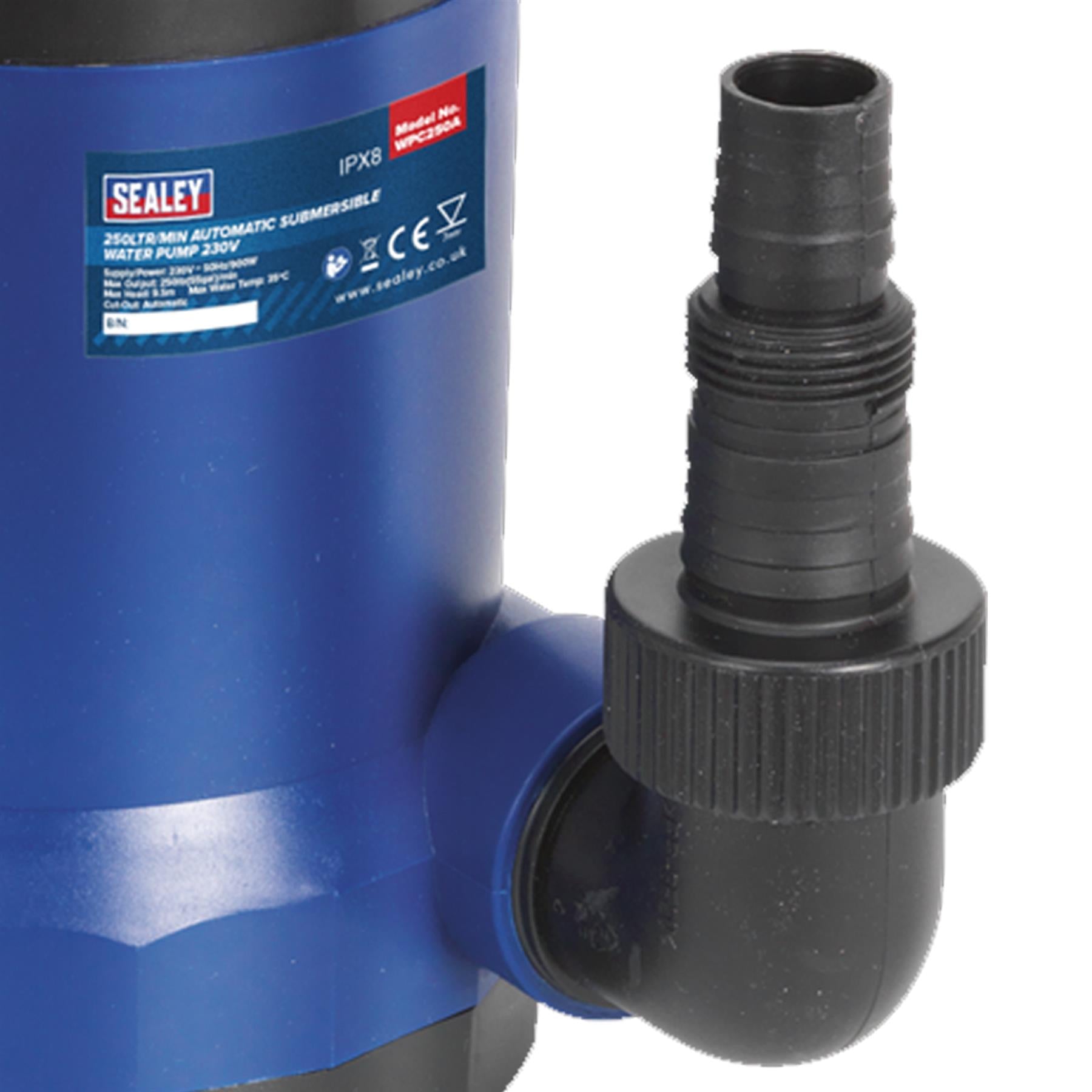 Sealey Submersible Water Pump Automatic 250L/min 230V