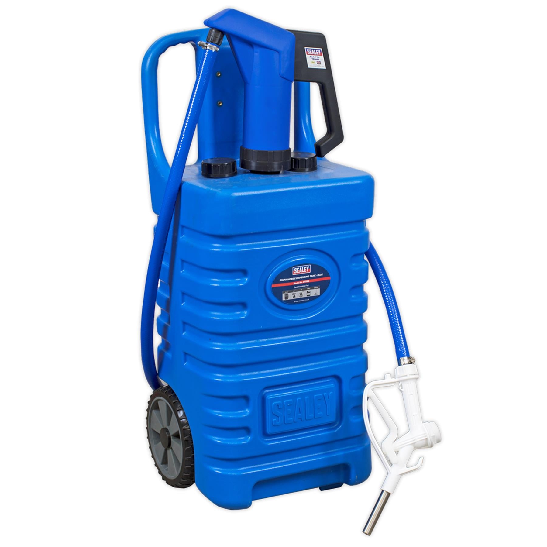 Sealey Mobile Dispensing Tank 55L with AdBlue Pump - Blue