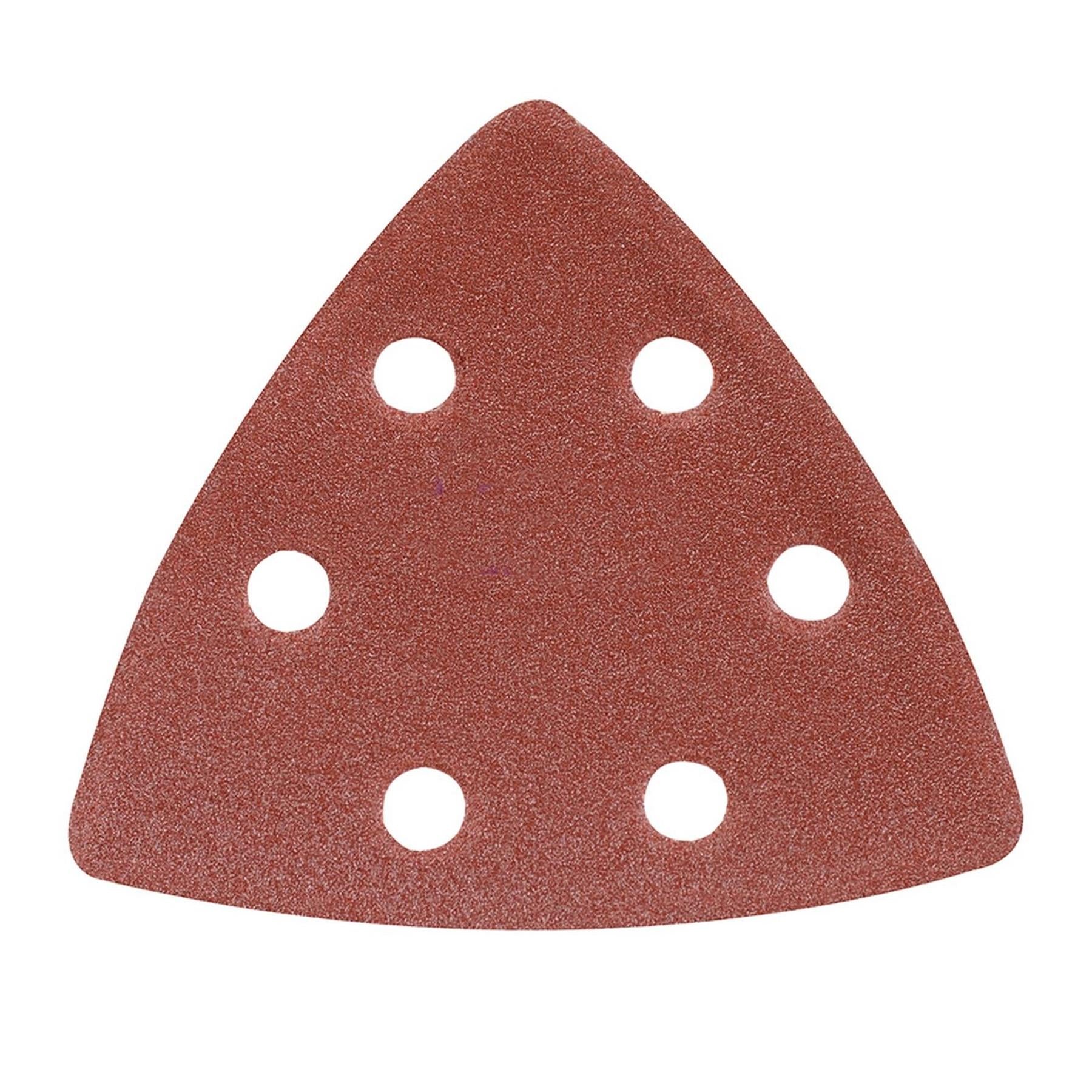 Triangle Sanding Sheets 90mm 10Pk Grit 240 Hook & Loop Aluminium Oxide