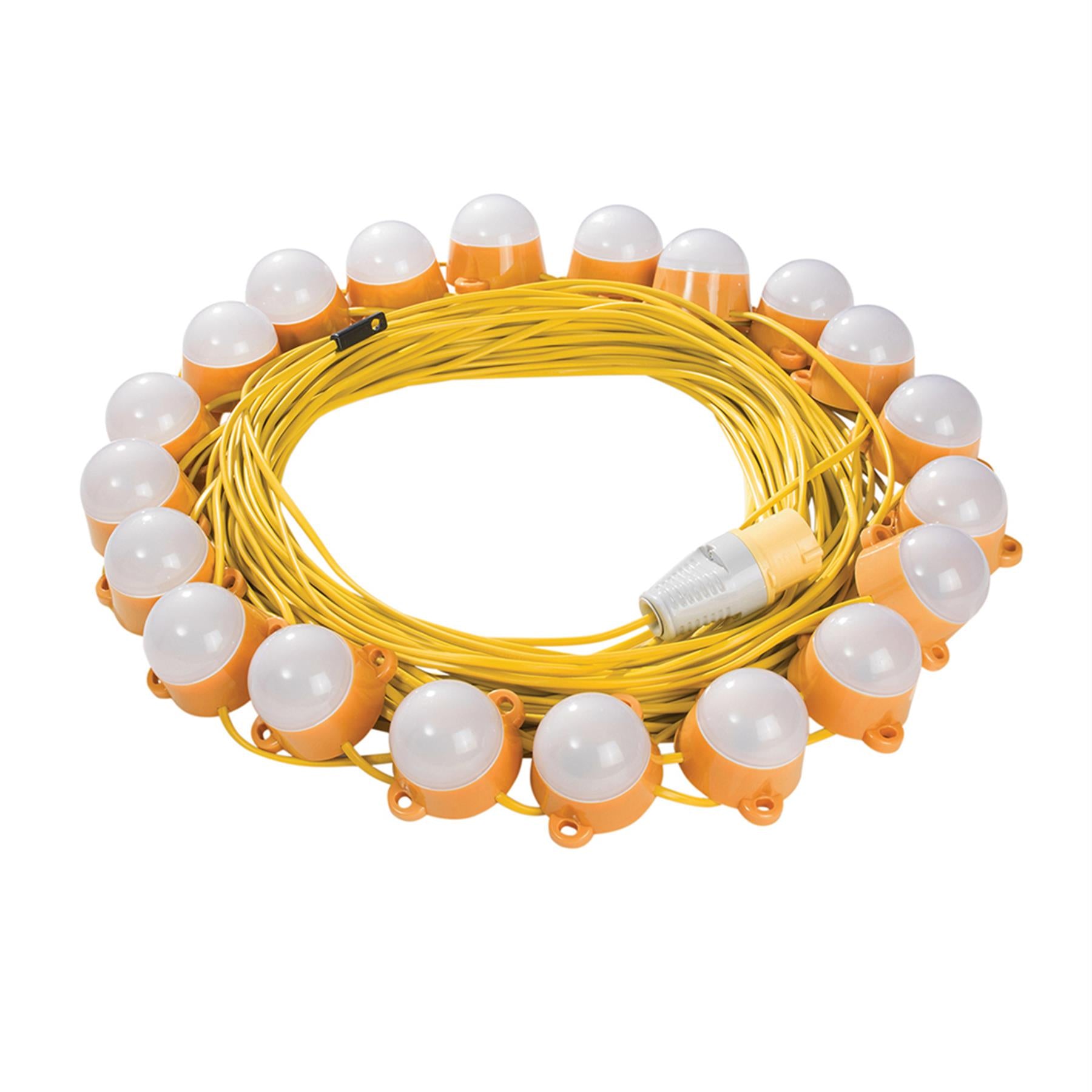 50m Plug In 110V LED Party Globe Festoon String Lights Outdoor Garden Decoration