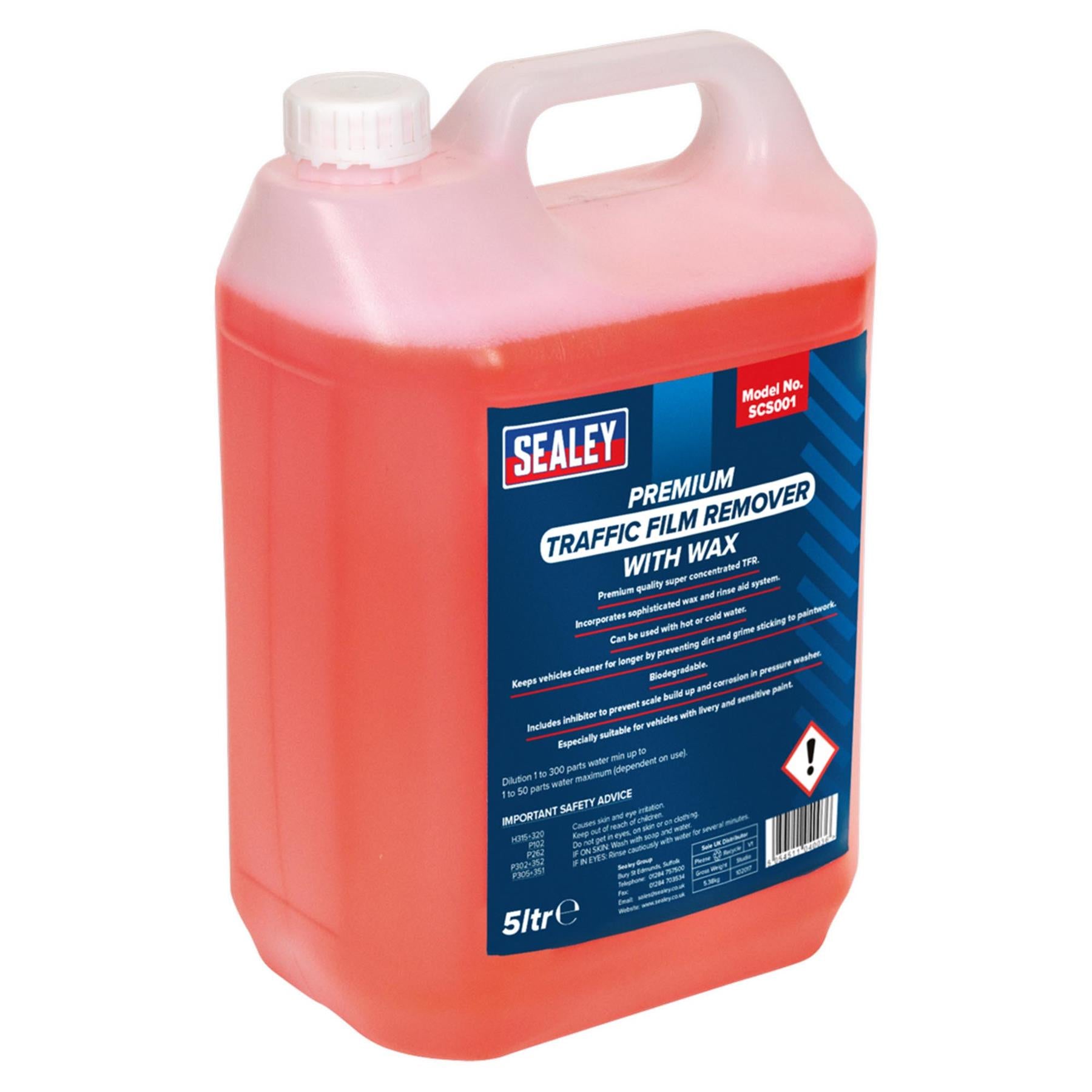 Sealey TFR Premium Detergent with Wax Concentrated 5L