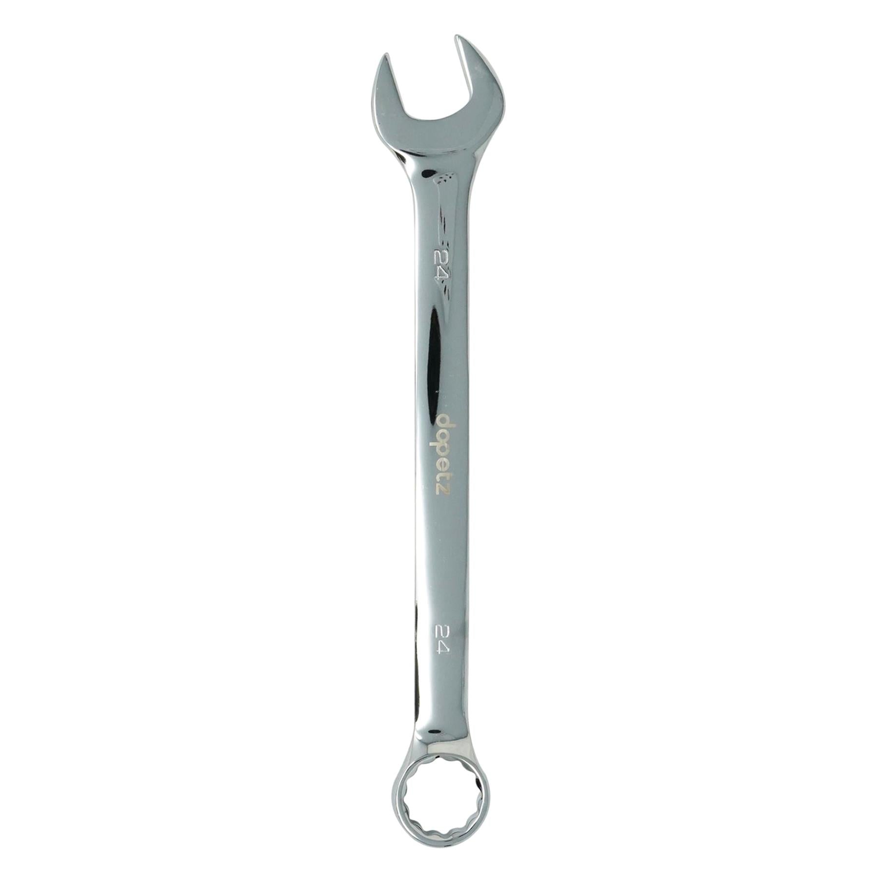 Combination Open Ring Spanner Chrome Mechanics Garage Tools 24mm