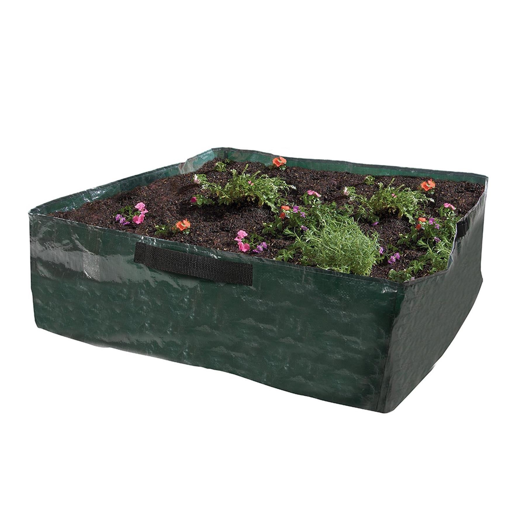 Deep Planting Bag 800 x 800 x 300mm With Reinforced Rust Resistant Drainage Hole