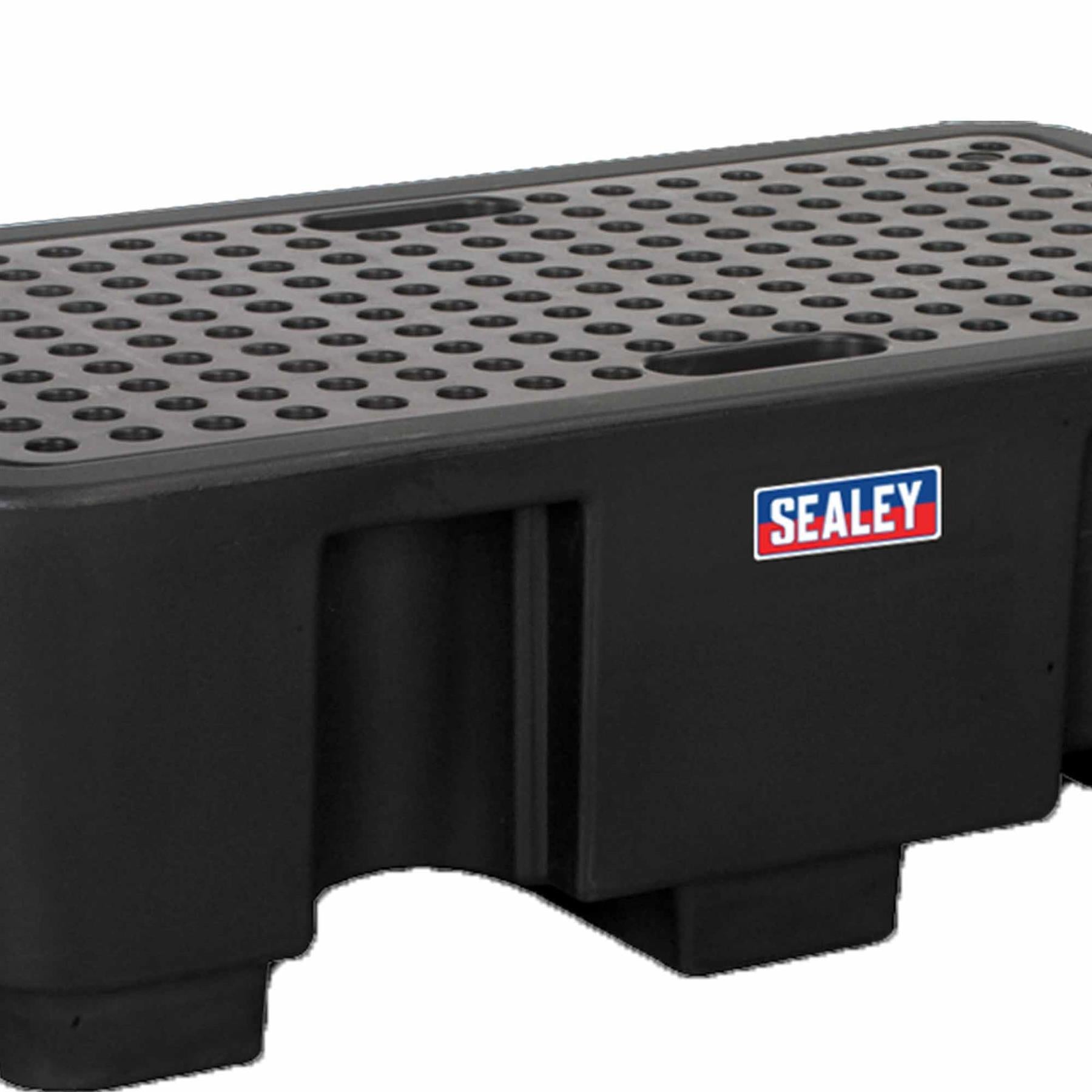 Sealey Barrel Bund Polyethylene 1300 x 750 x 440mm 2 Drum