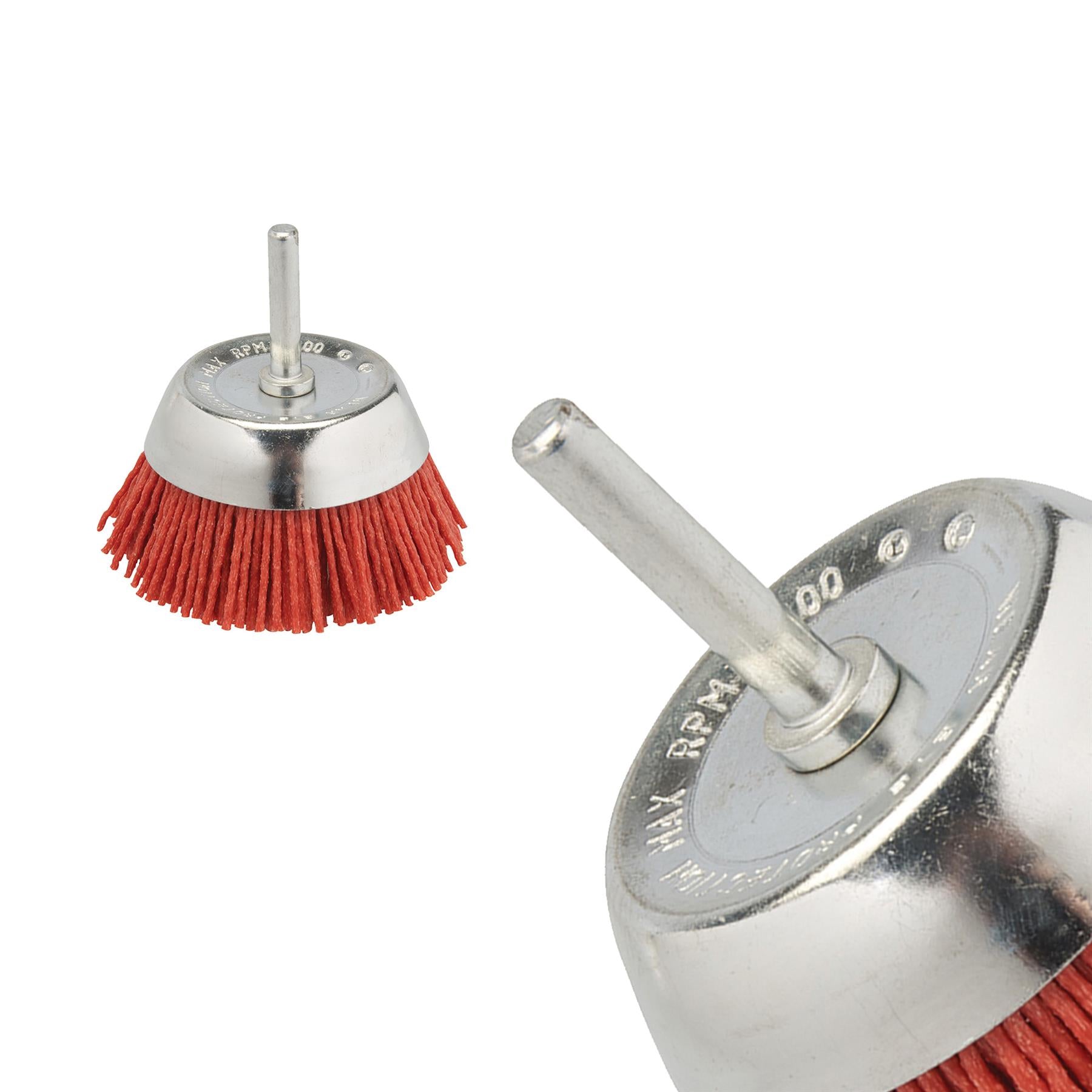 Filament Cup 75mm Coarse Surface Treatment Deburring Metal Wood Non Sparking