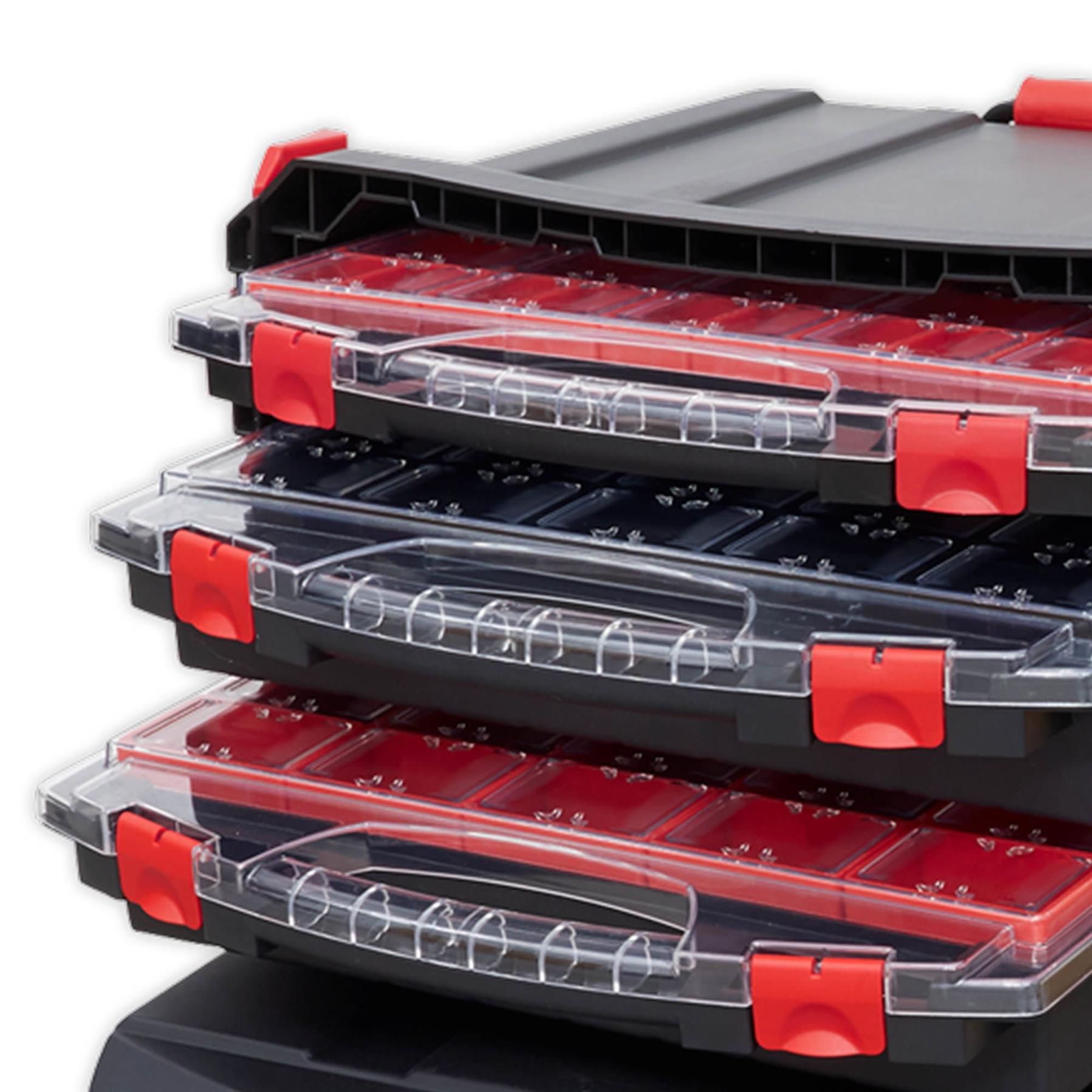 Sealey Professional Mobile Toolbox with 5 Removable Storage Cases