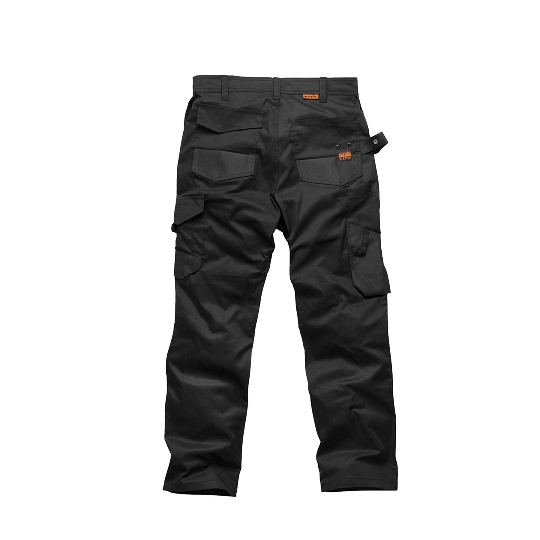 Scruffs Trade Flex Slim Fit Work Black Trousers plus pads, glasses & gloves set