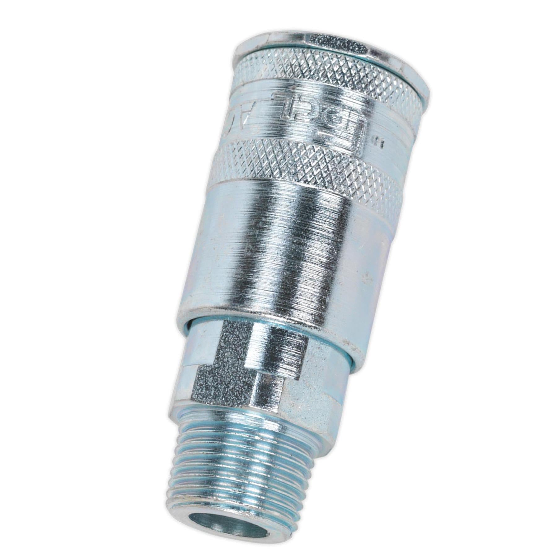 Sealey Air Tool Coupling Body Male 3/8"Bspt Suitable For Trailing Hose