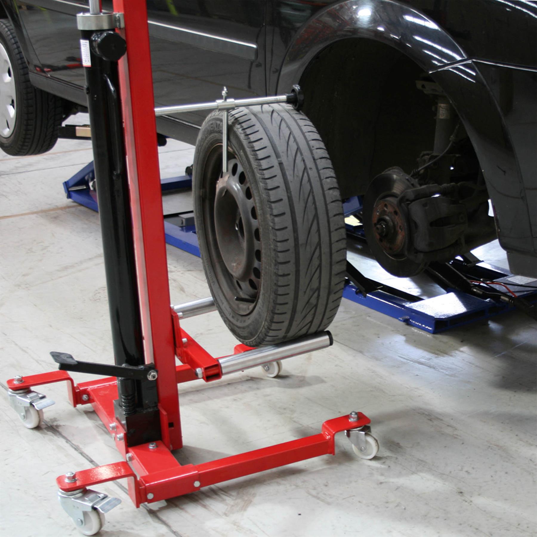 Sealey Wheel Removal/Lifter Trolley 80kg Quick Lift