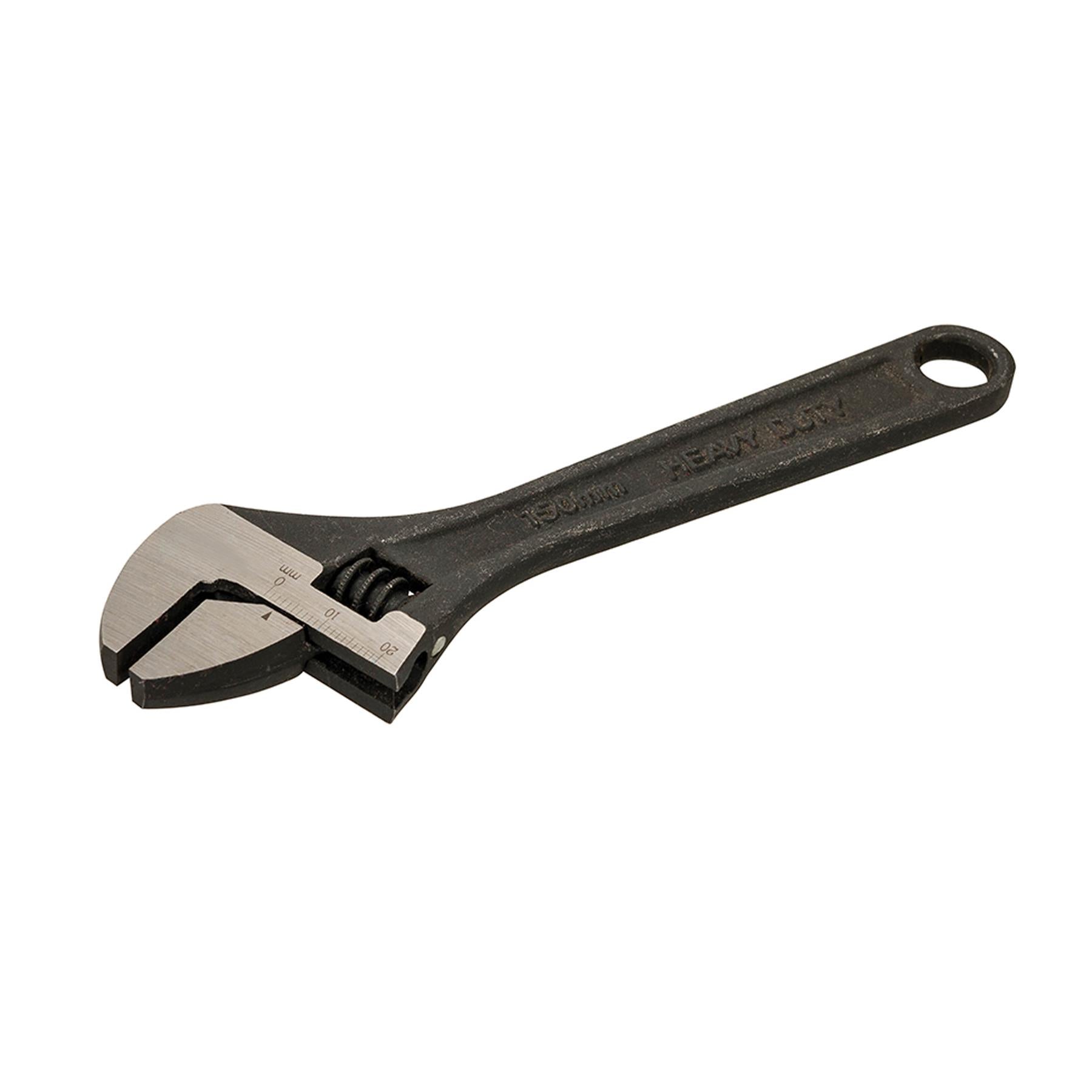 Expert Adjustable Wrench 150mm Length - Jaw 17mm Laser-Marked Graduations