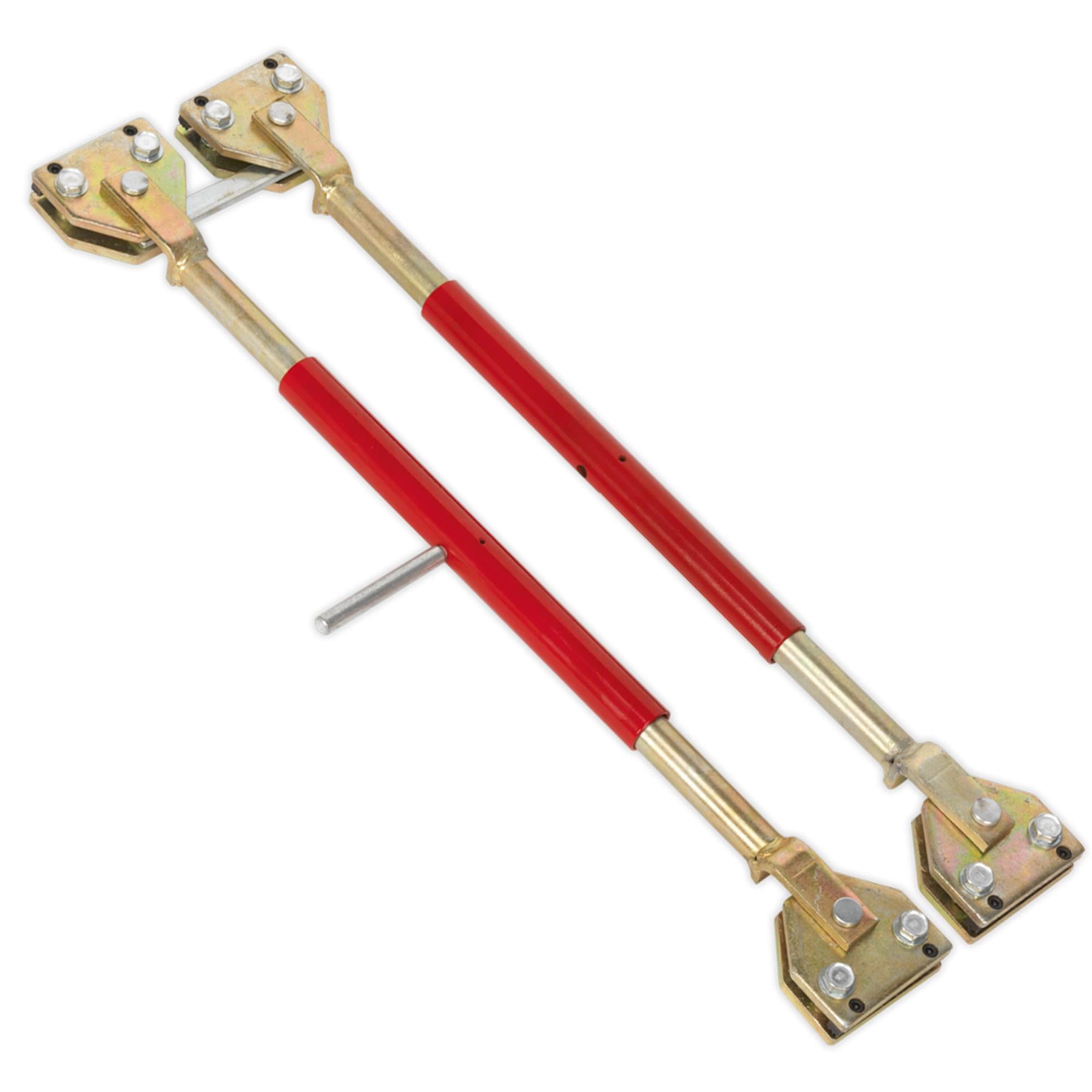 Sealey Door Restraining Bars Pack of 2 Steel Tube and heavy jaw assemblies