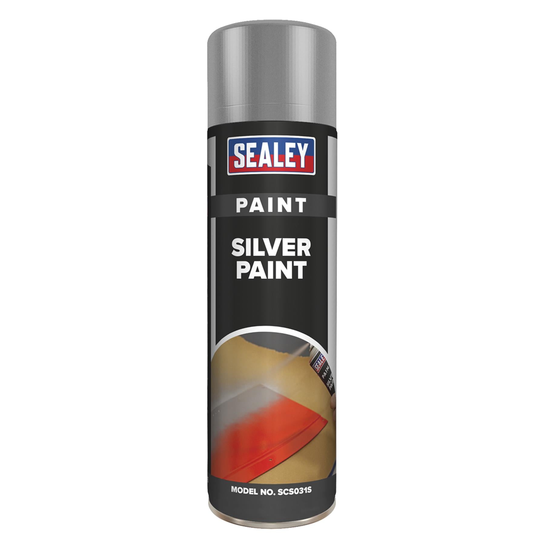 Sealey Silver Paint 500ml Single