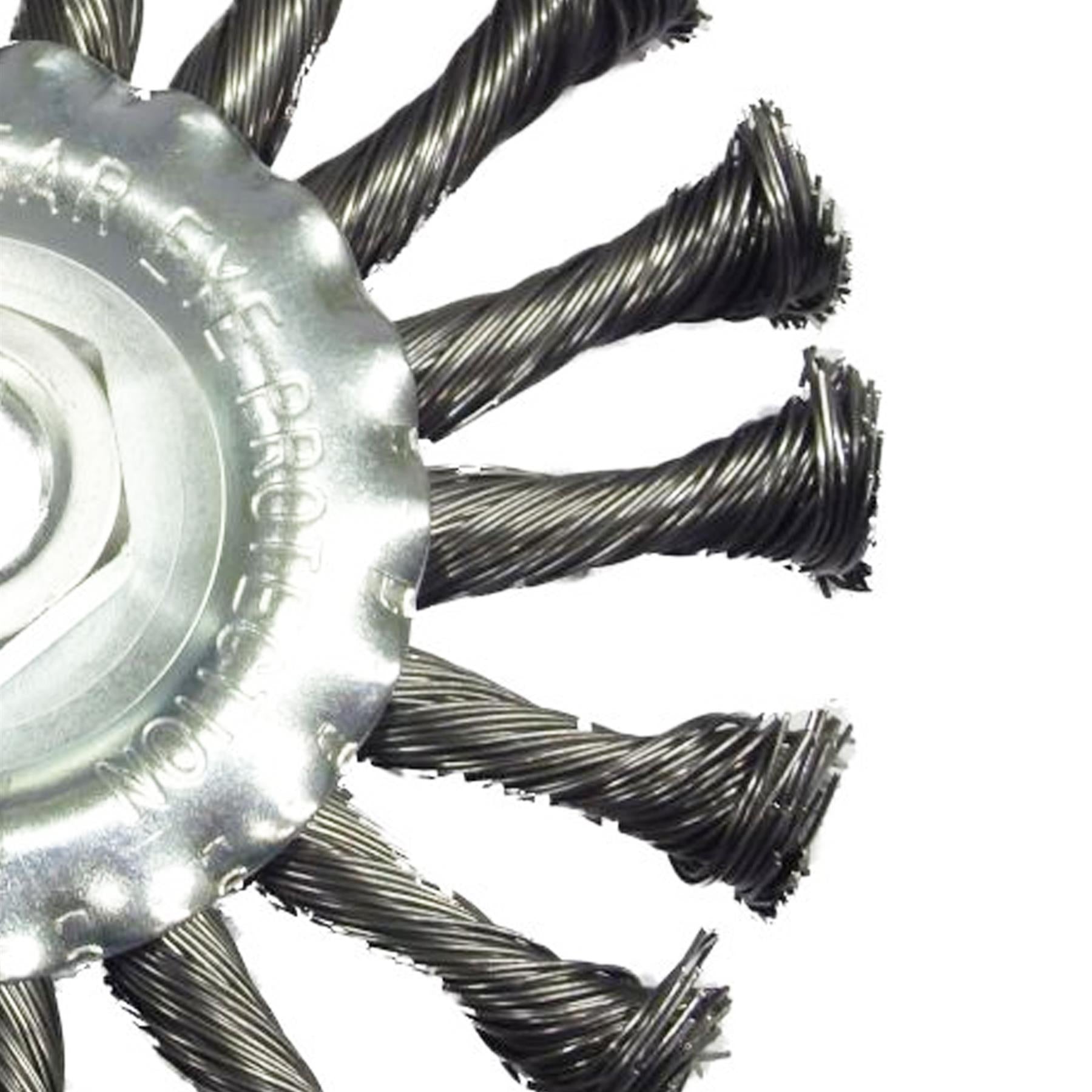 Rotary Steel Wire Brush Twist Knot