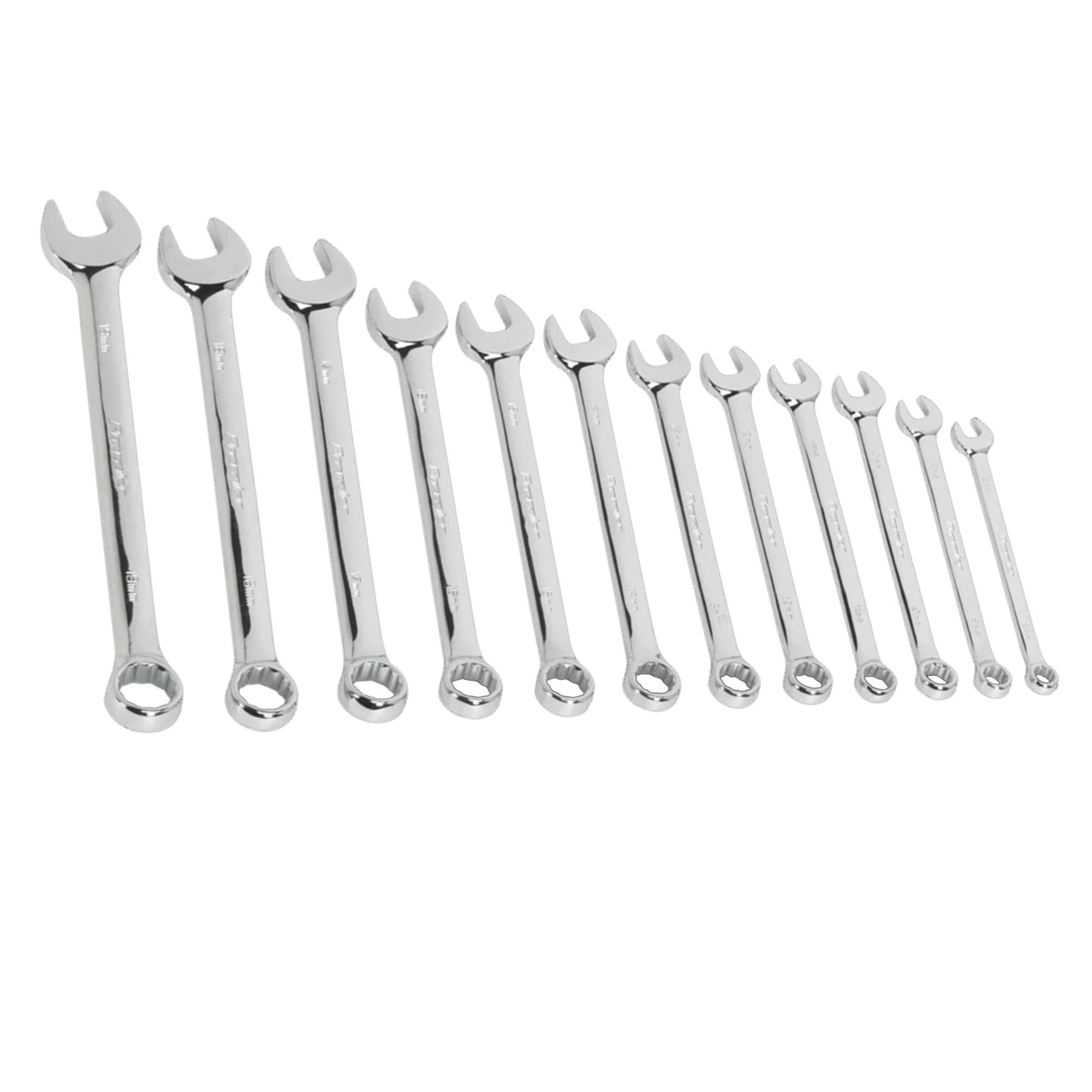 Sealey Combination Spanner Set 12pc Metric