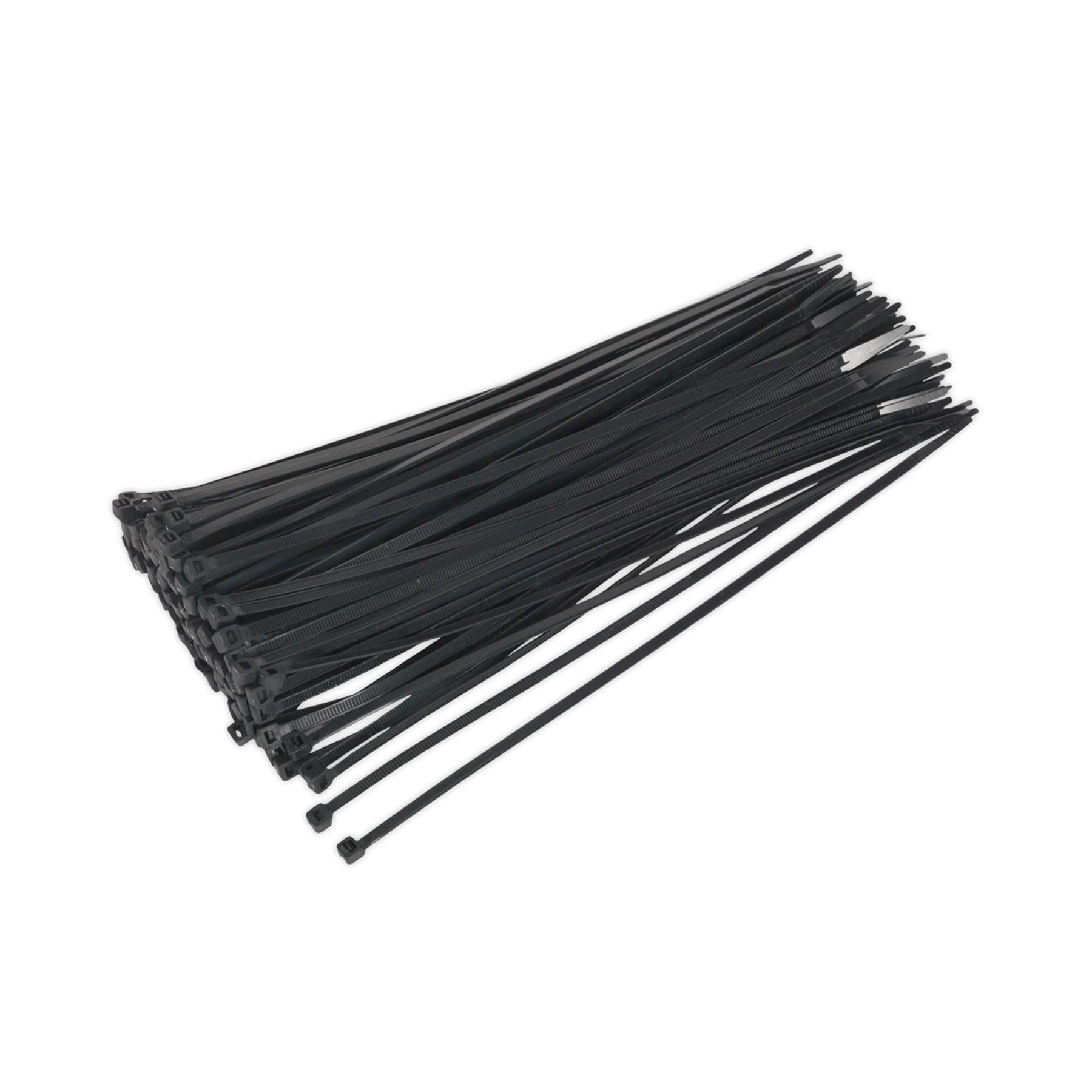 Sealey Cable Tie 300 x 4.8mm Black Pack of 100