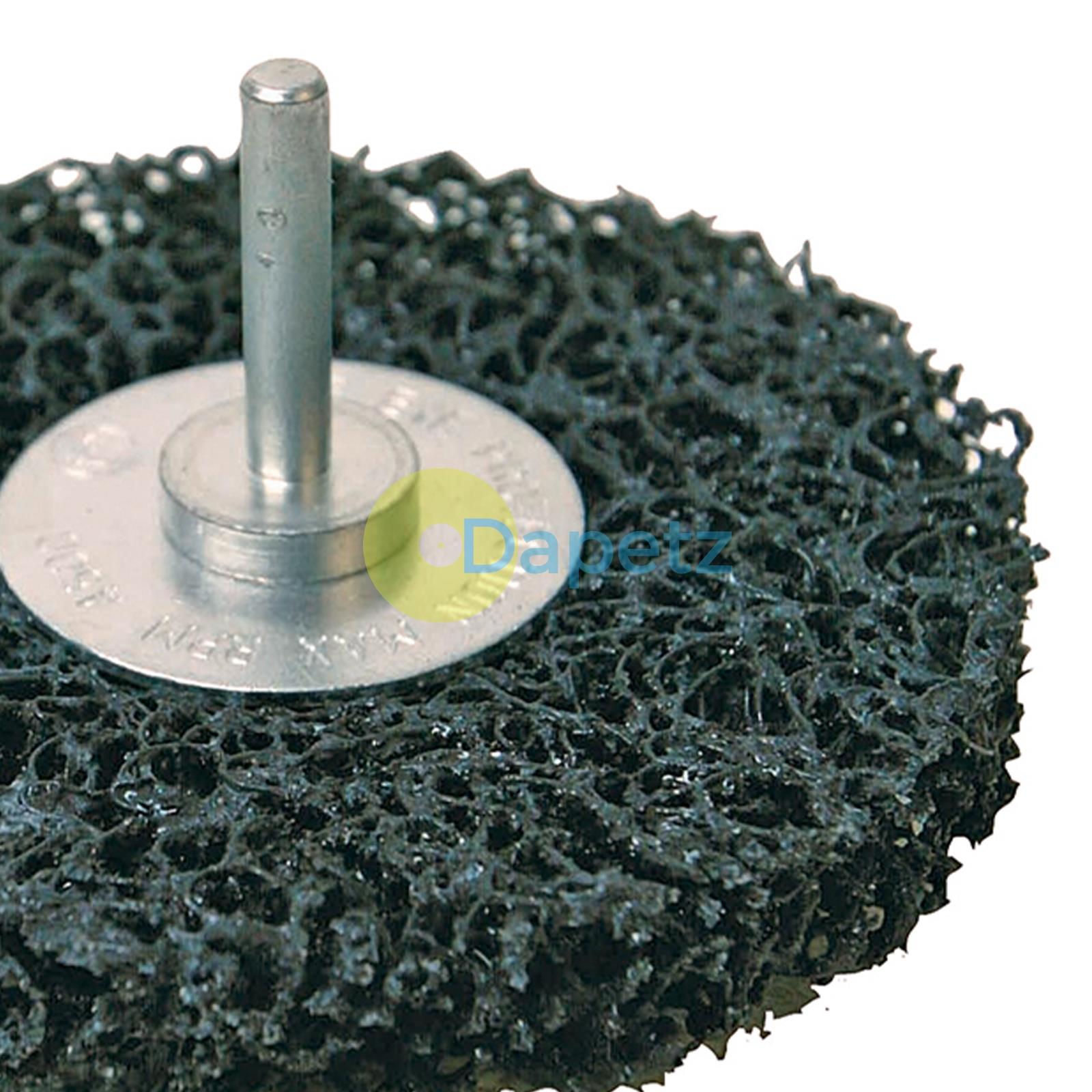 100mm RUST & PAINT REMOVER Heavy Duty Nylon Grinder Wheel/Disc Drill 6mm Shank