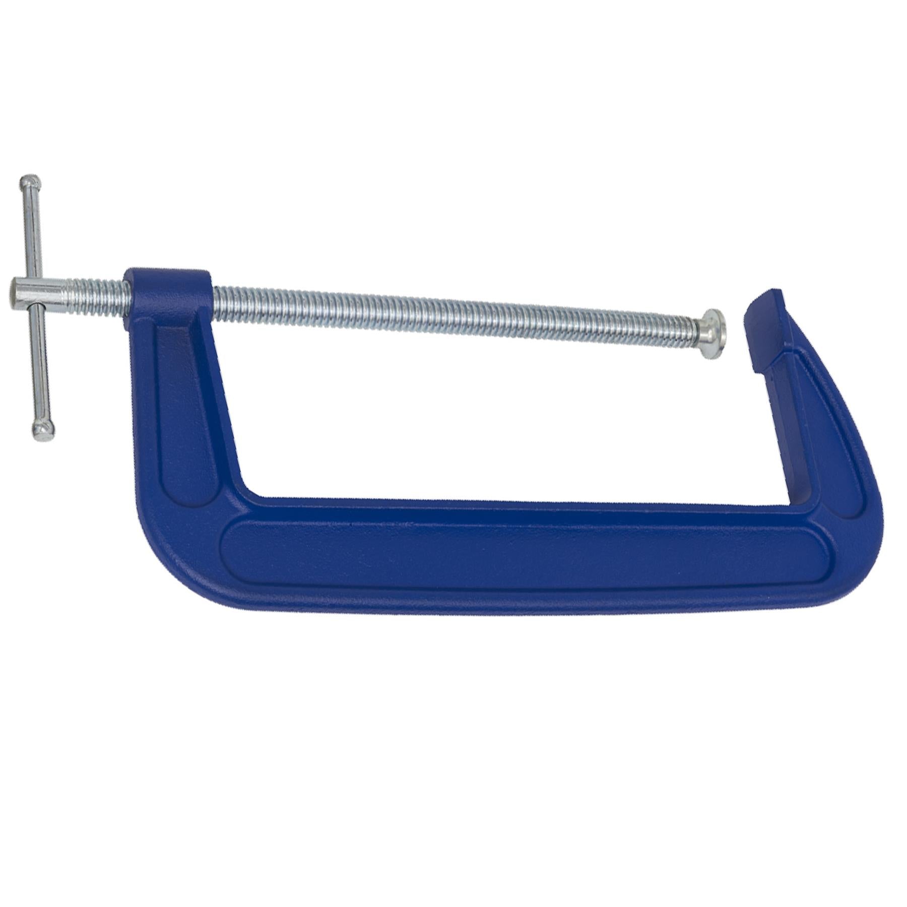 G-Clamp 250mm. body with smooth acting threaded clamp Sealey