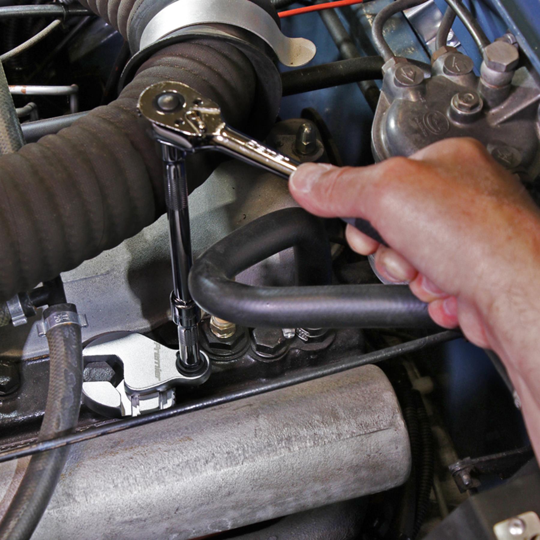 Sealey Crow's Foot Wrench Adjustable 3/8"Sq Drive 6-30mm