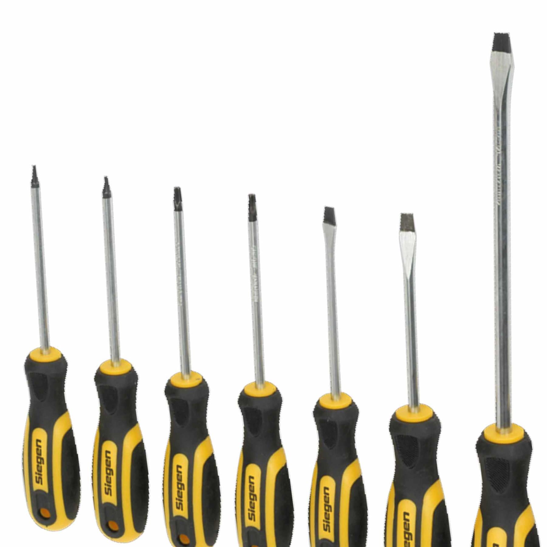 Sealey Soft Grip Screwdriver Set 12pc