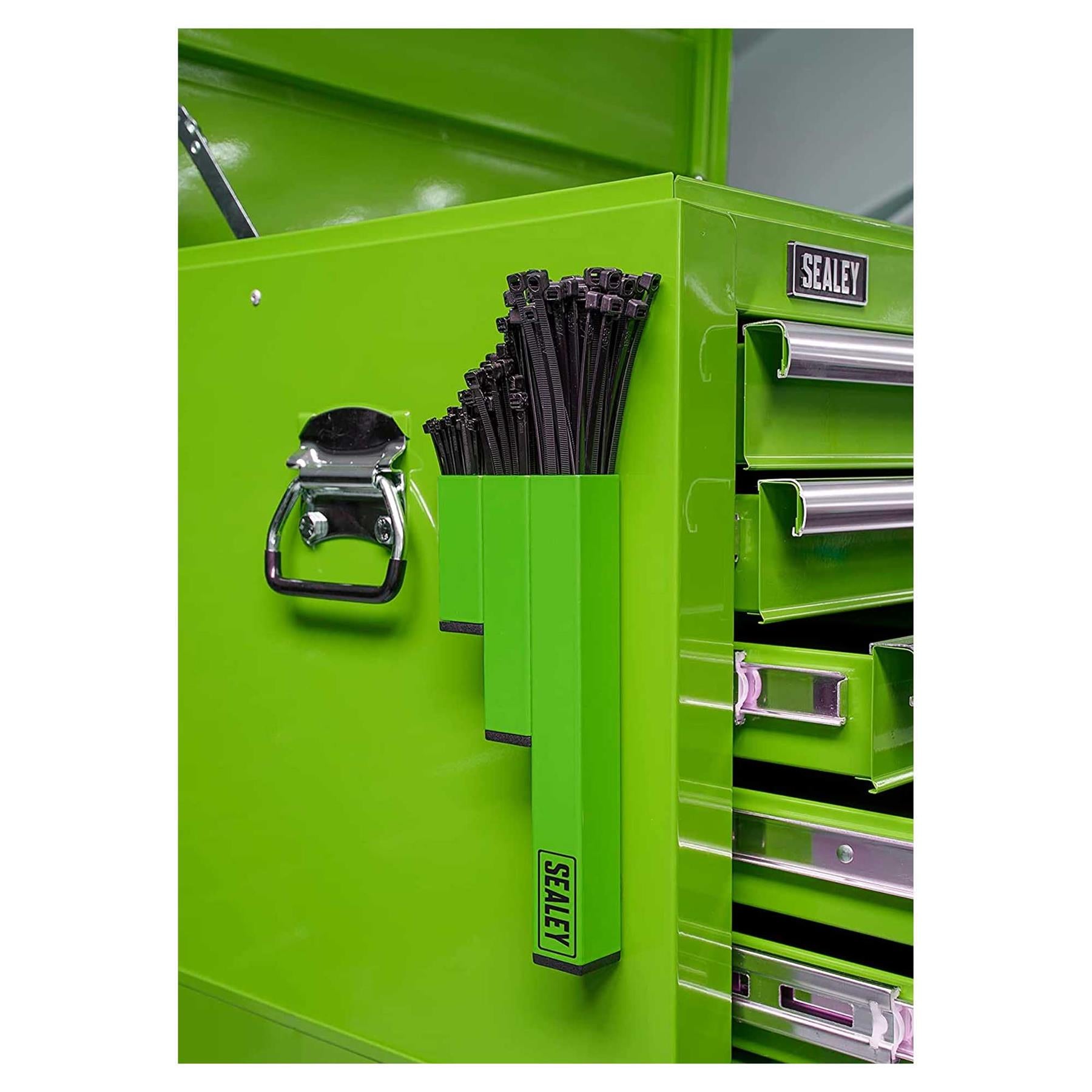 Sealey Magnetic Cable Tie Holder - Hi-Vis Green