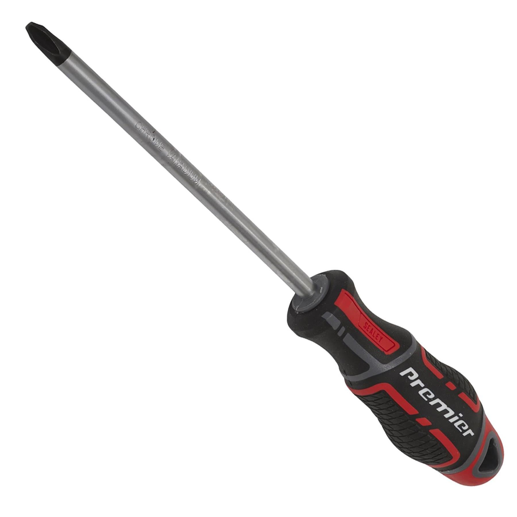 Sealey Screwdriver Phillips #3 x 150mm Plus Soft Grip Handle Magnetic GripMAX