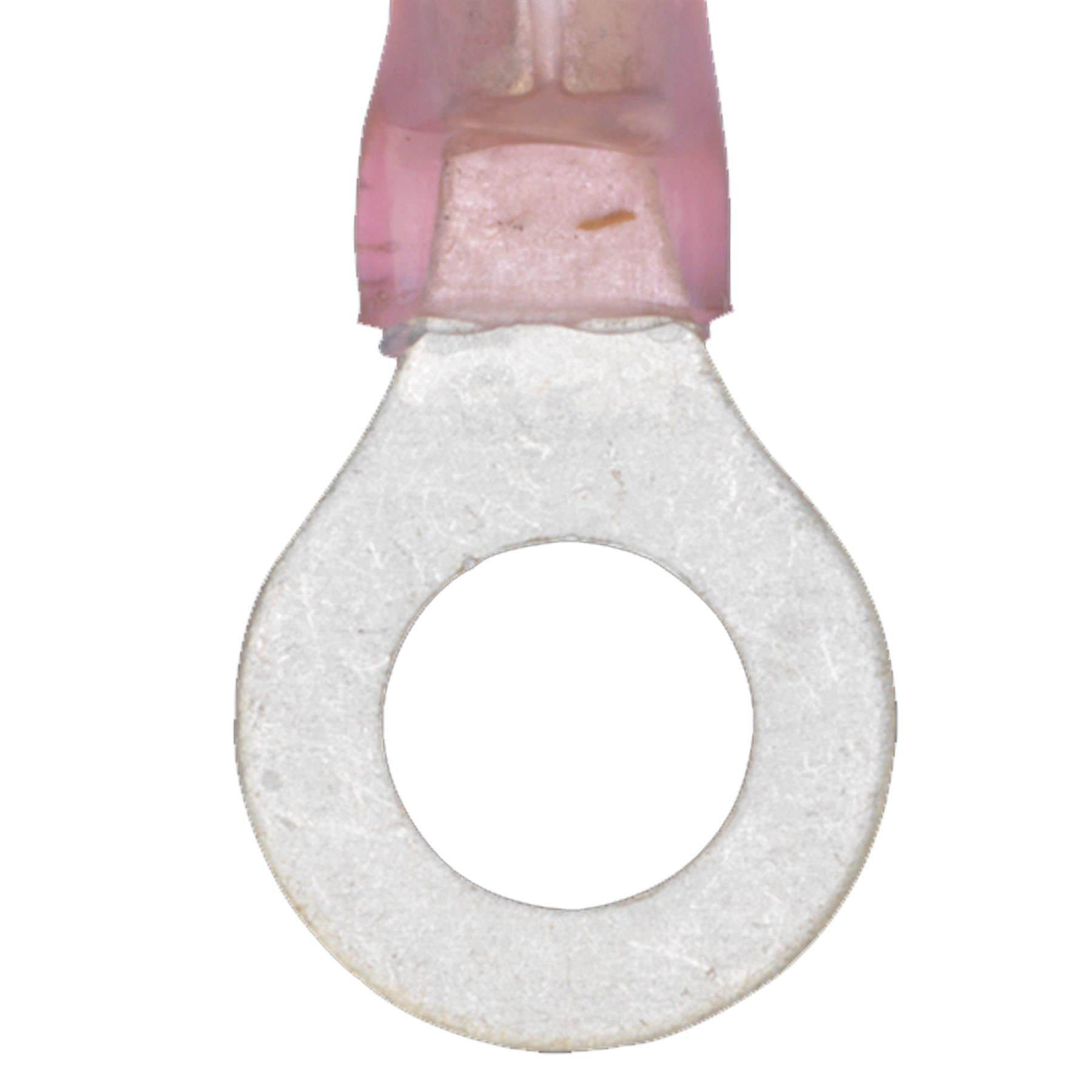 Sealey Heat Shrink Ring Terminal 5.3mm Red Pack of 25