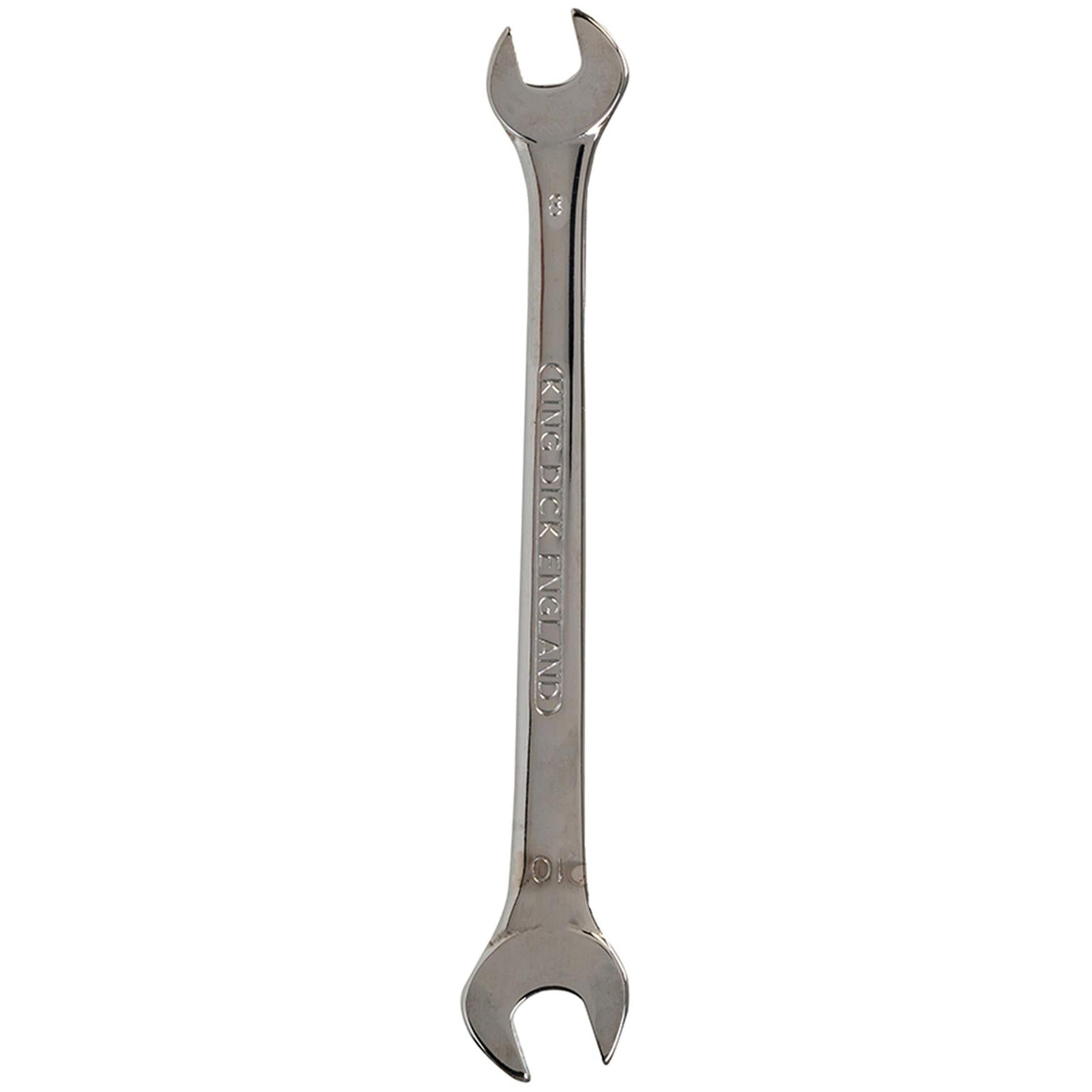 King Dick Open Ended Fully Polished Spanner Wrench Metric 8mm - 10mm
