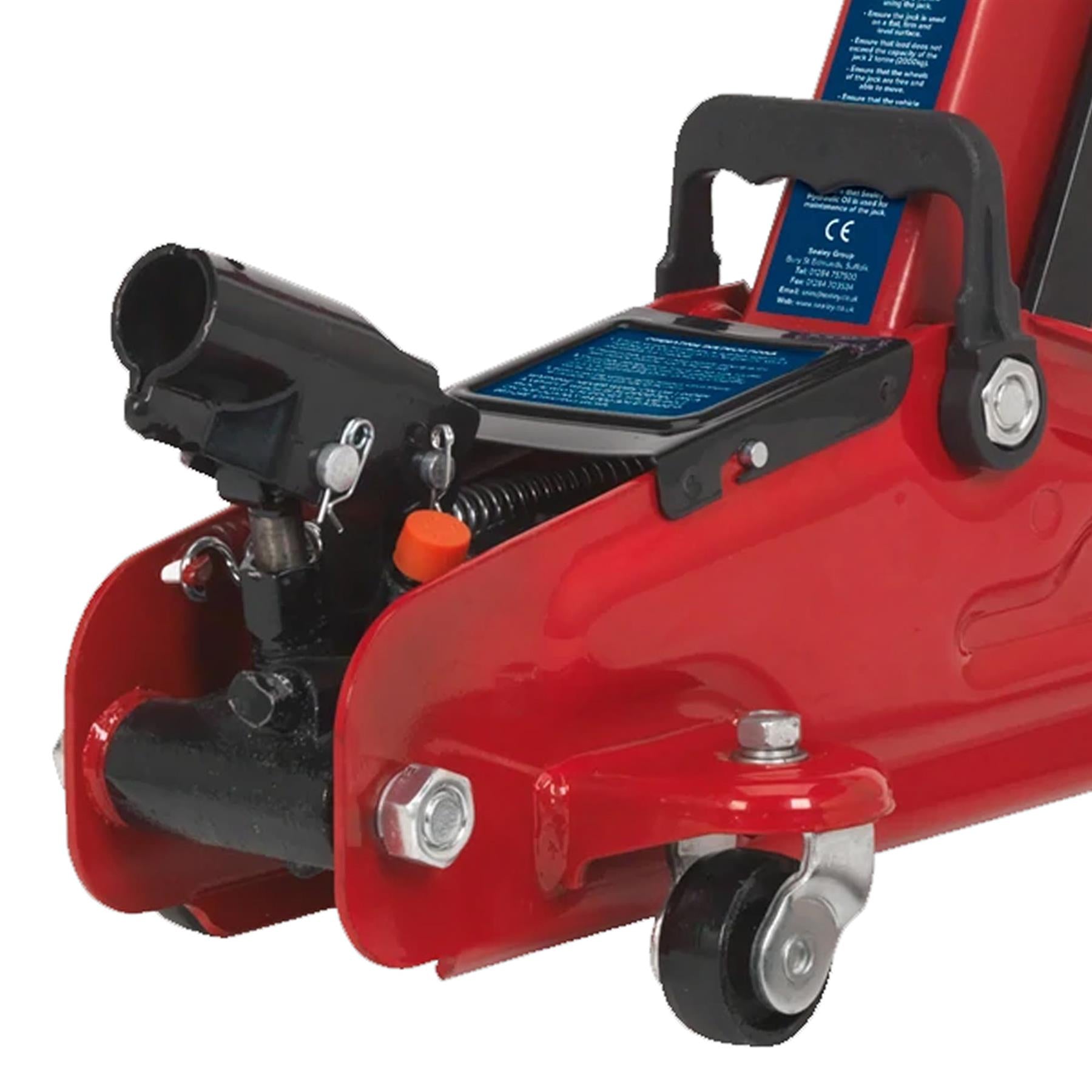 Sealey Trolley Jack 2tonne Short Chassis