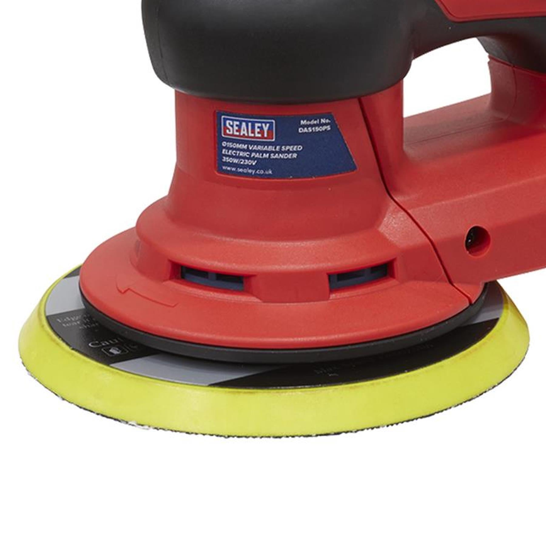 Sealey Electric Palm Sander 150mm Variable Speed 350W/230V