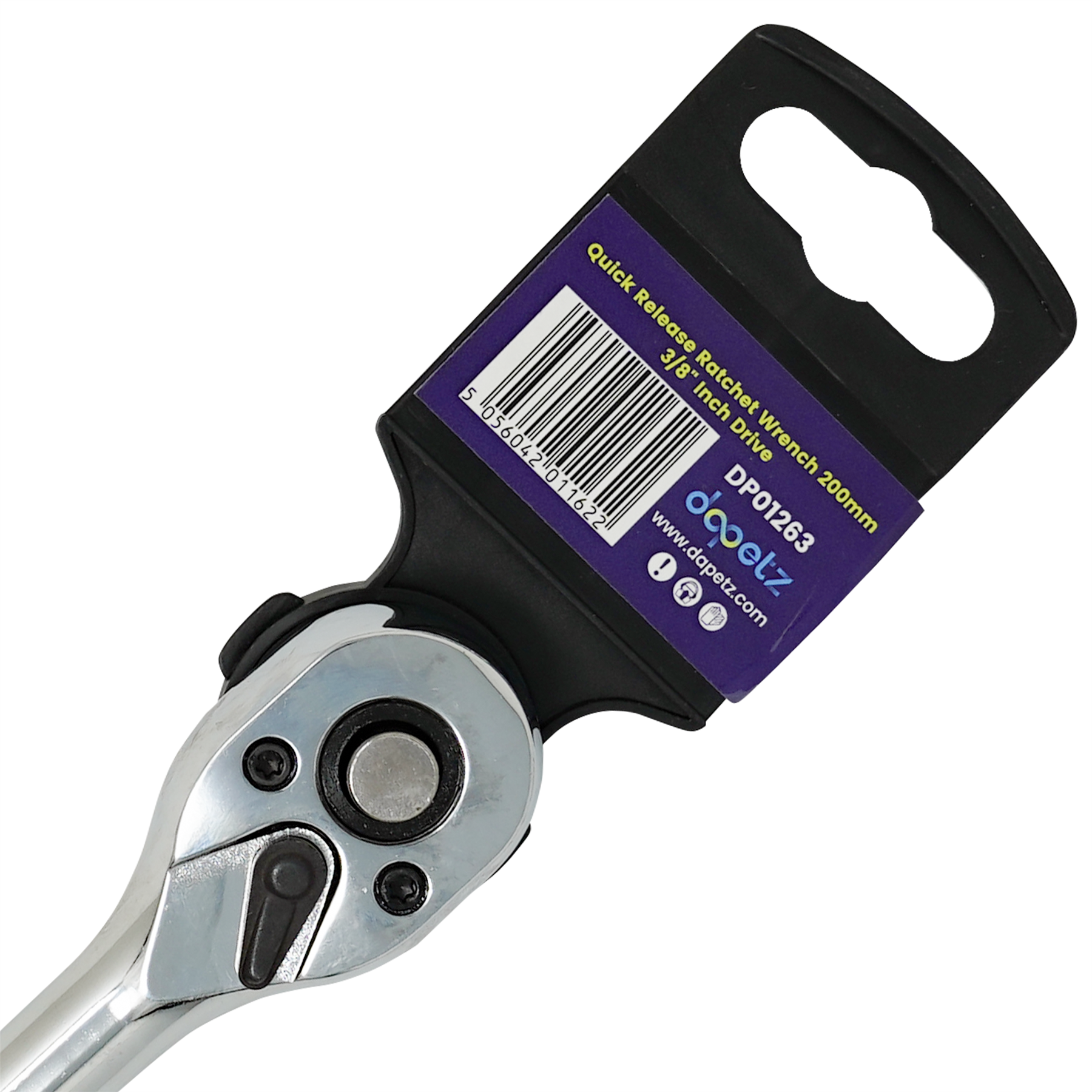 Quick Release Ratchet Wrench 200mm 3/8" Inch Drive With Warranty Crv