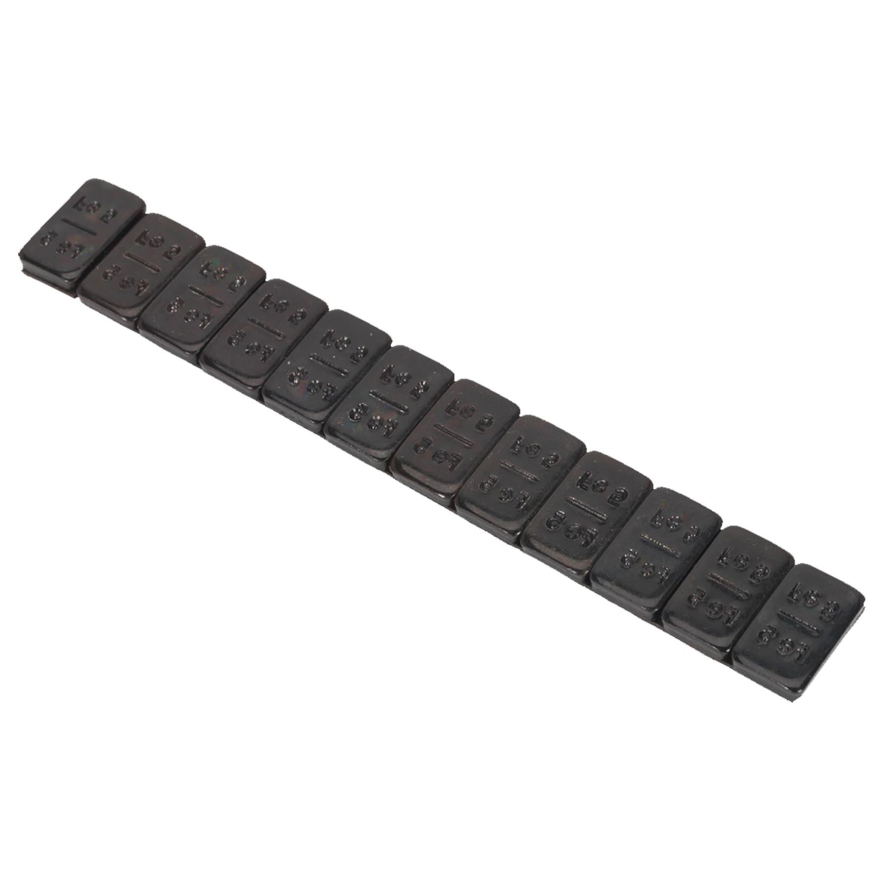 Wheel Weight 5g Adhesive Zinc Plated Steel Black Pk of 50x12 Sealey