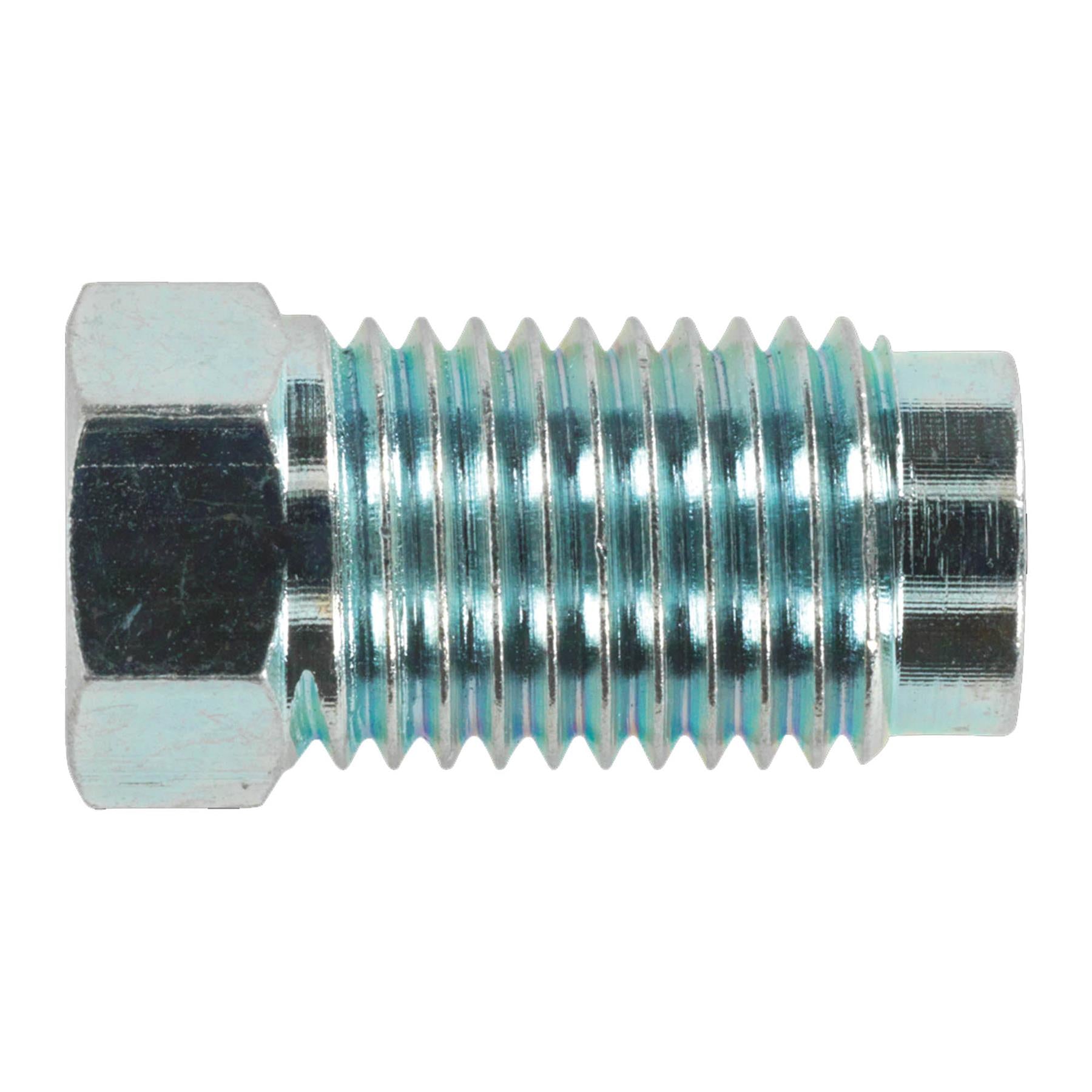 Sealey Brake Pipe Nut 7/16"UNFx20tpi Male 1/4" Pipe SAE Pk of 10