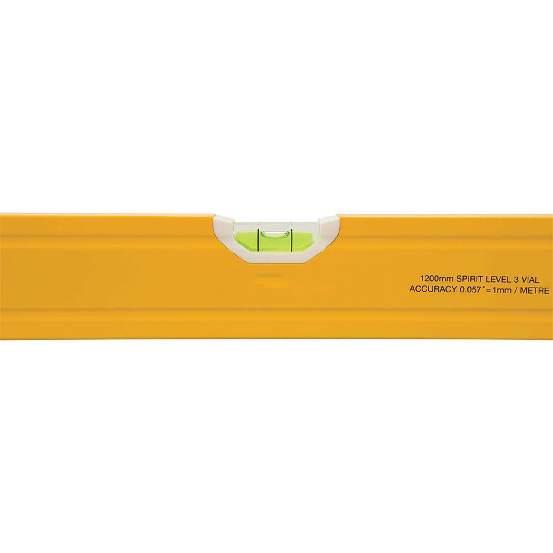 Spirit Level 1200mm Measure Angles DIY ribbed sides for strength & accuracy