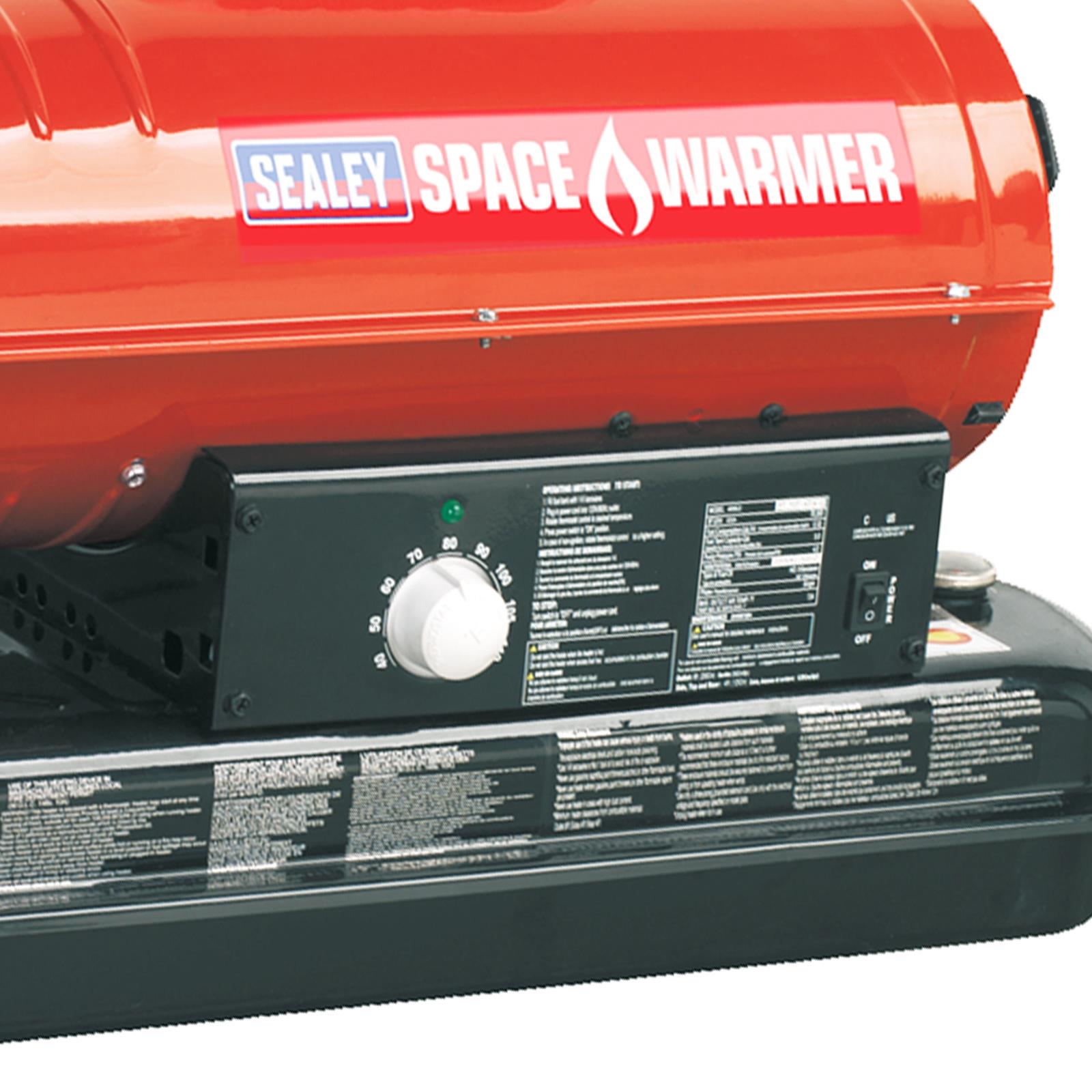 Sealey Space Warmer Par/Ker/Die Heater 70,000Btu/hr without Wheels