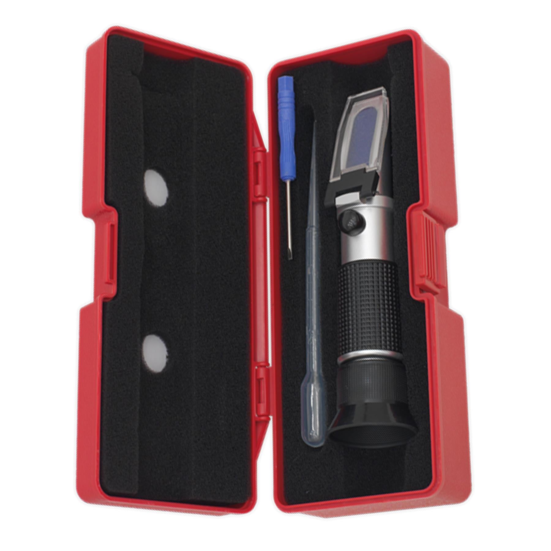 Sealey Refractometer Antifreeze/Battery Fluid/Screenwash
