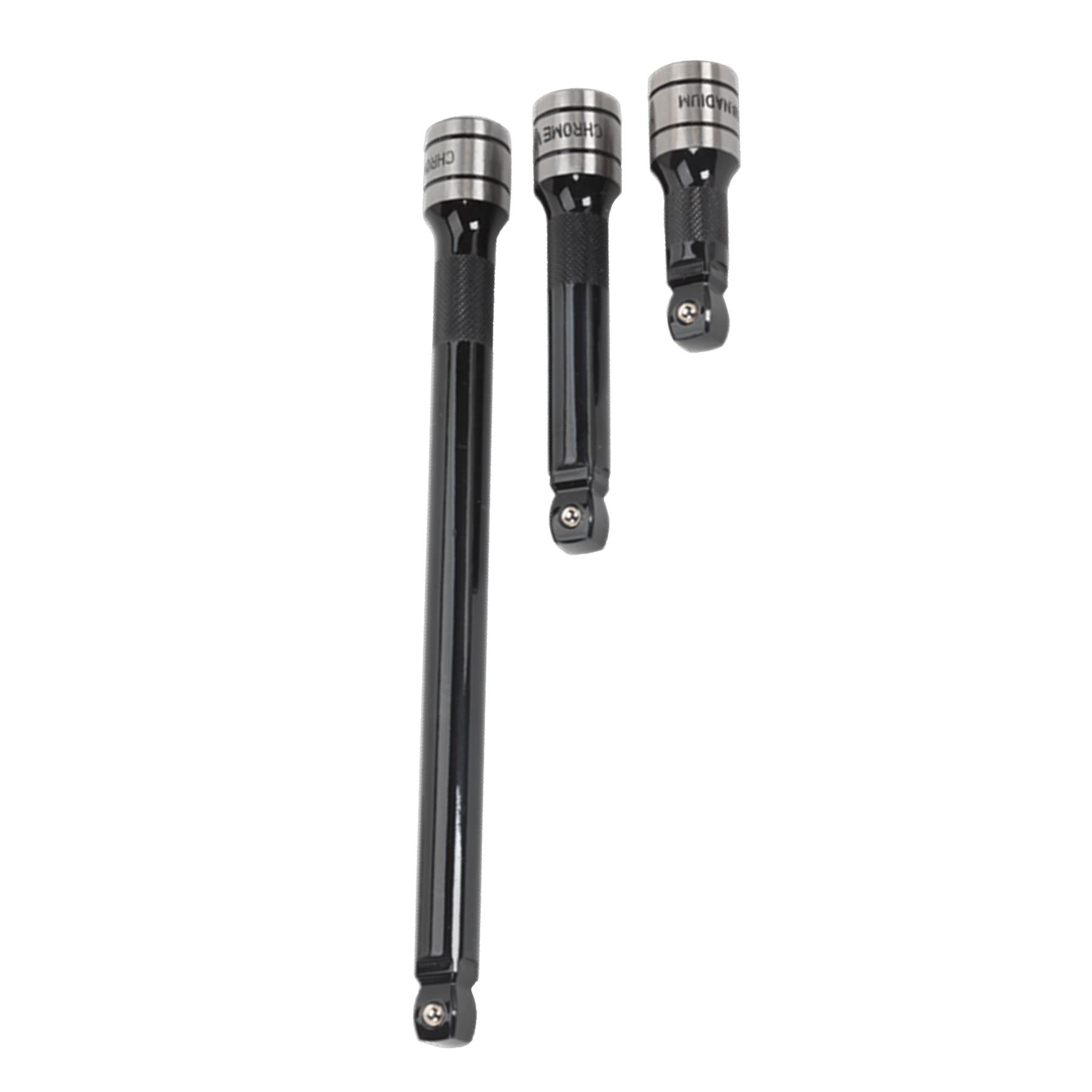 Sealey Wobble/Rigid Extension Bar Set 3pc 1/2"Sq Drive Black Series