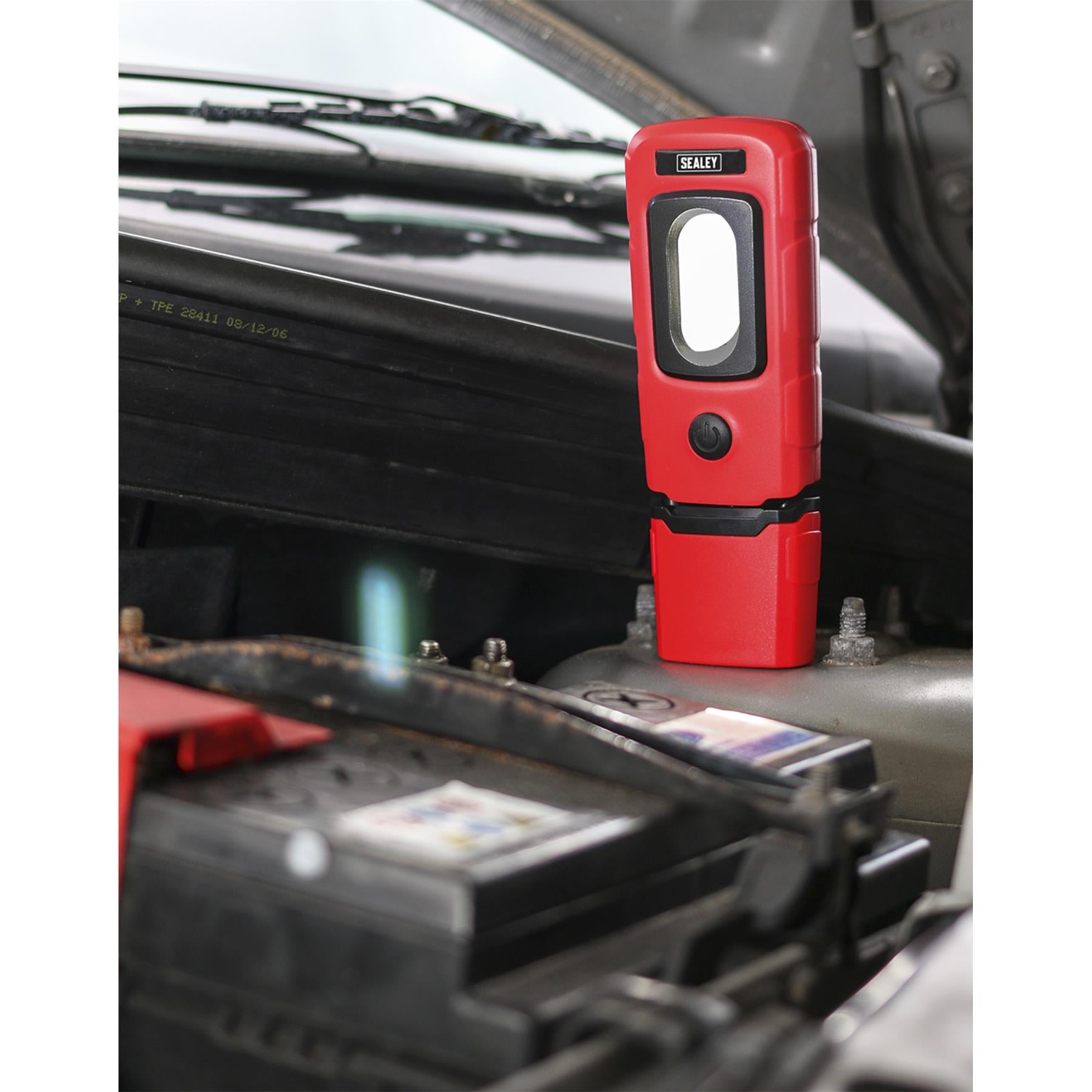 Sealey 360° 3W COB & 1W SMD LED Rechargeable Inspection Light