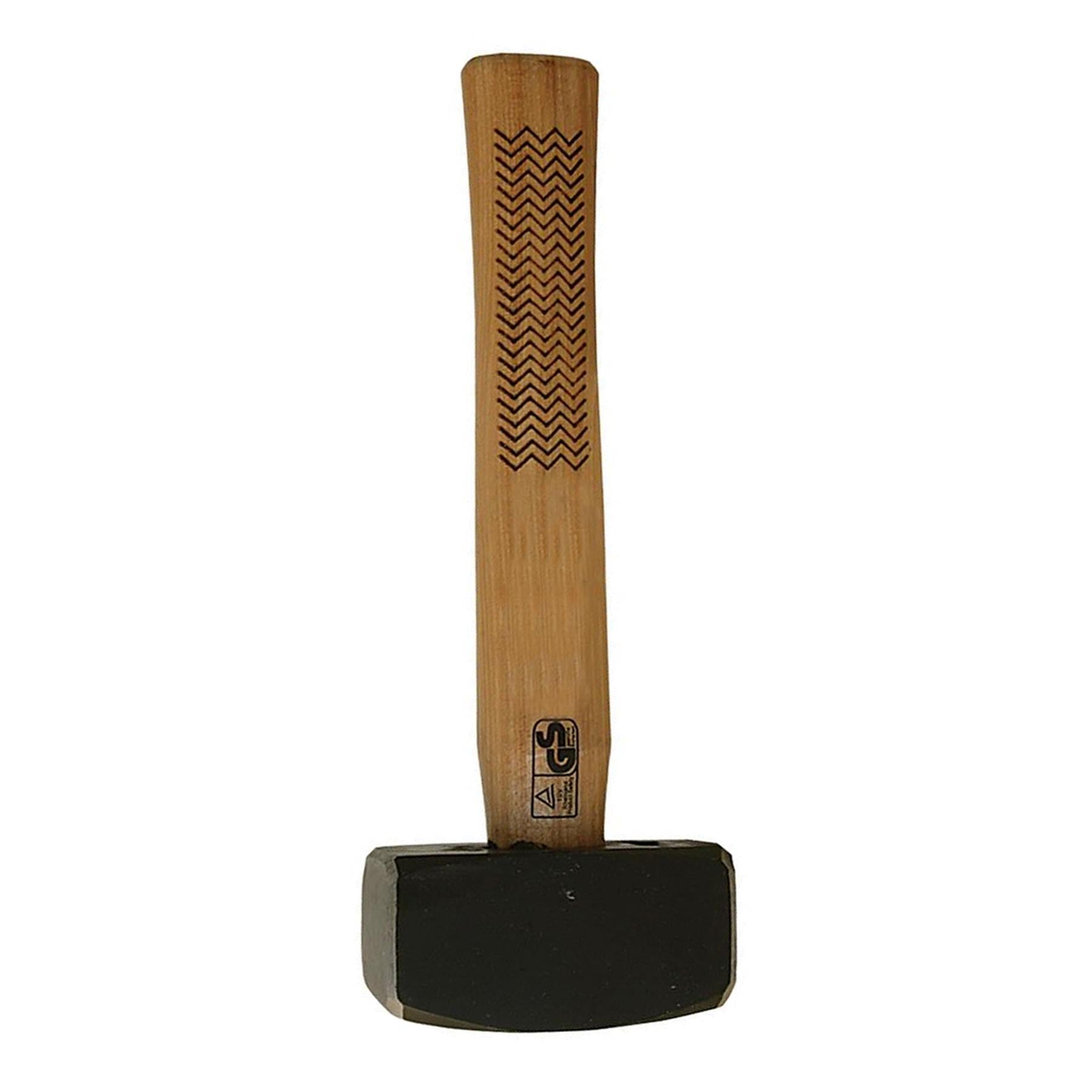 Hickory Lump Hammer 4Lb (1.81Kg) Steel Head Heavy Duty Demoliton Building
