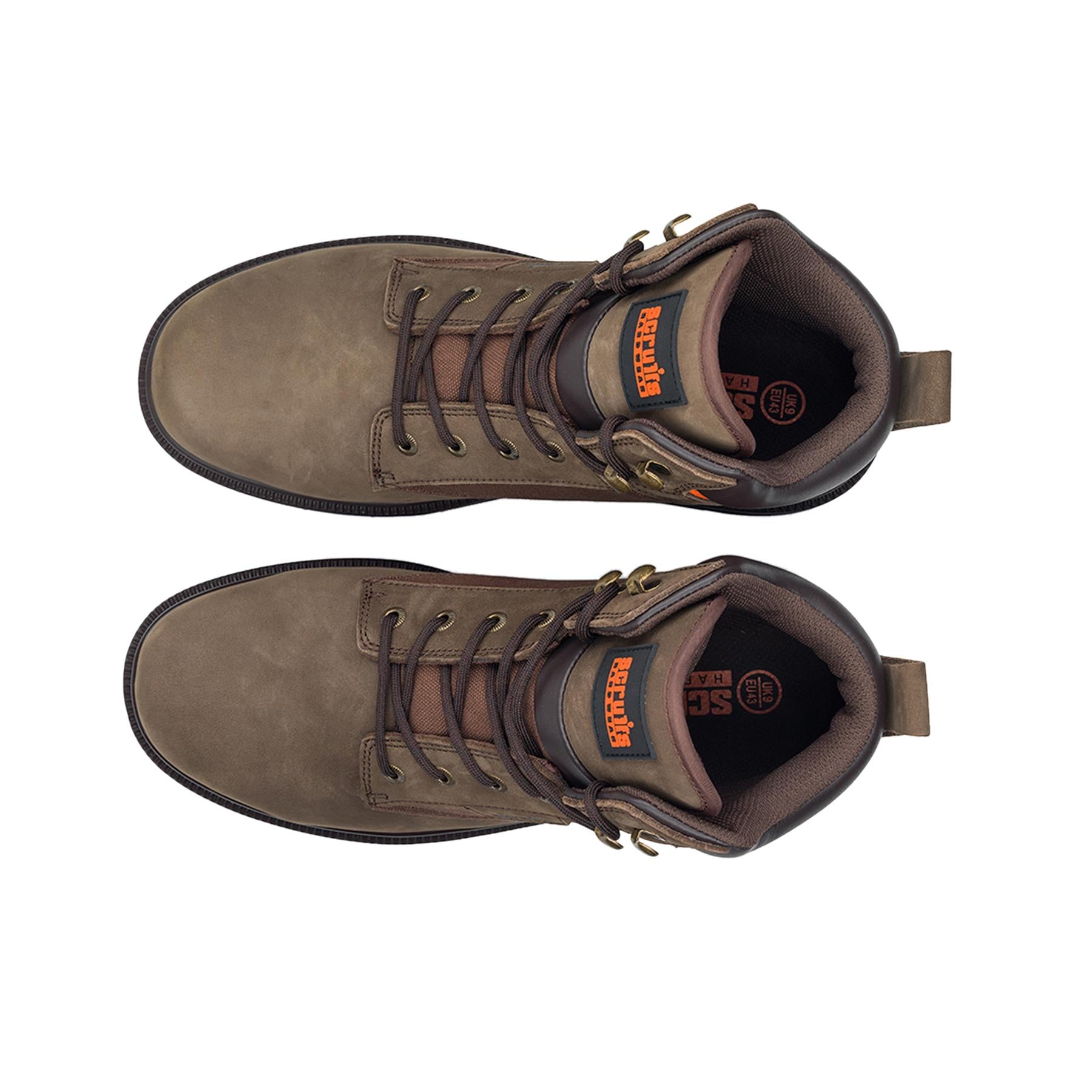 Scruffs Twister 6 Safety Boots Tan Size 12 / 47 Slip-Resistant