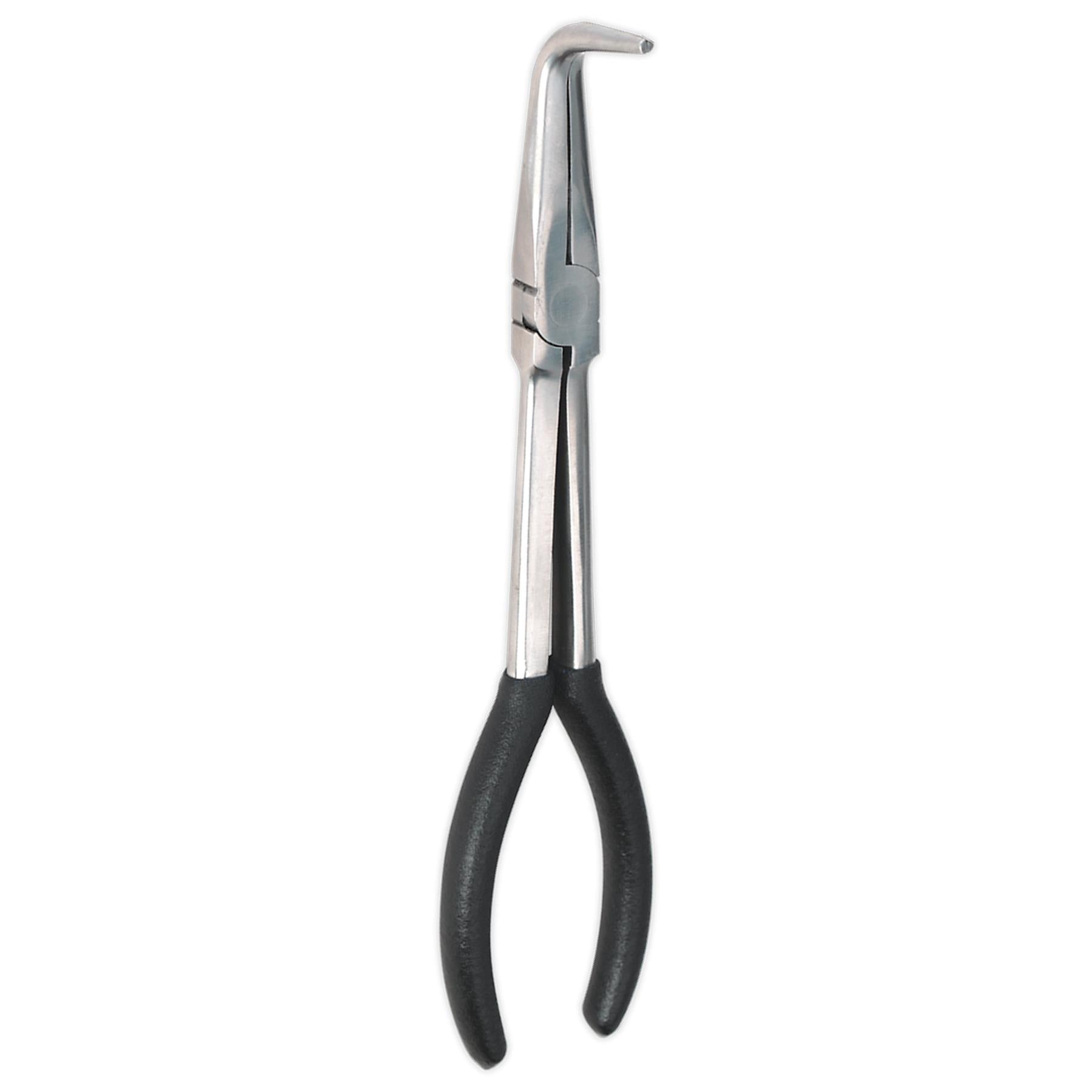 Sealey Needle Nose Pliers 275mm 90° Angle Nose