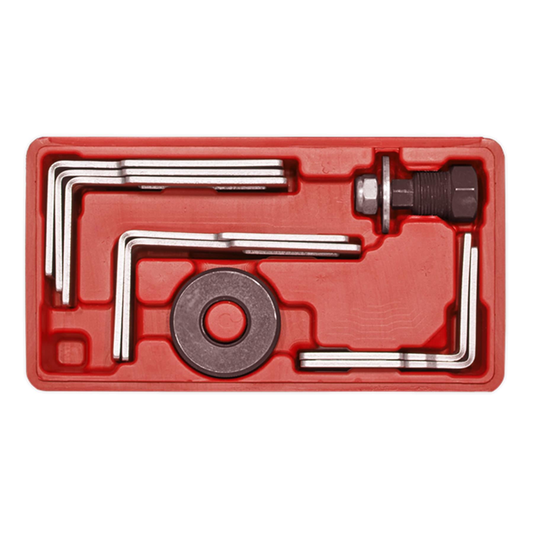 Sealey Fuel Tank Sender Spanner Set 9pc 24mm Hex Drive