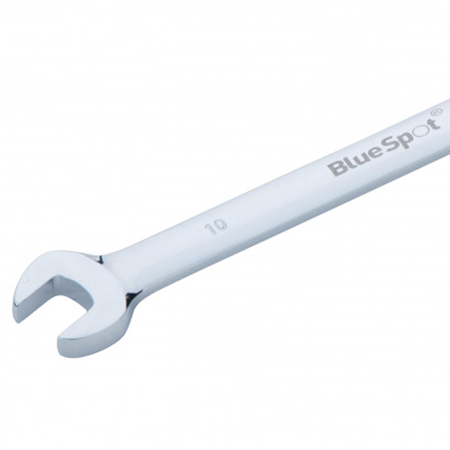 BlueSpot Ratchet Spanner Combination Flexible Head Wrench Metric 10mm