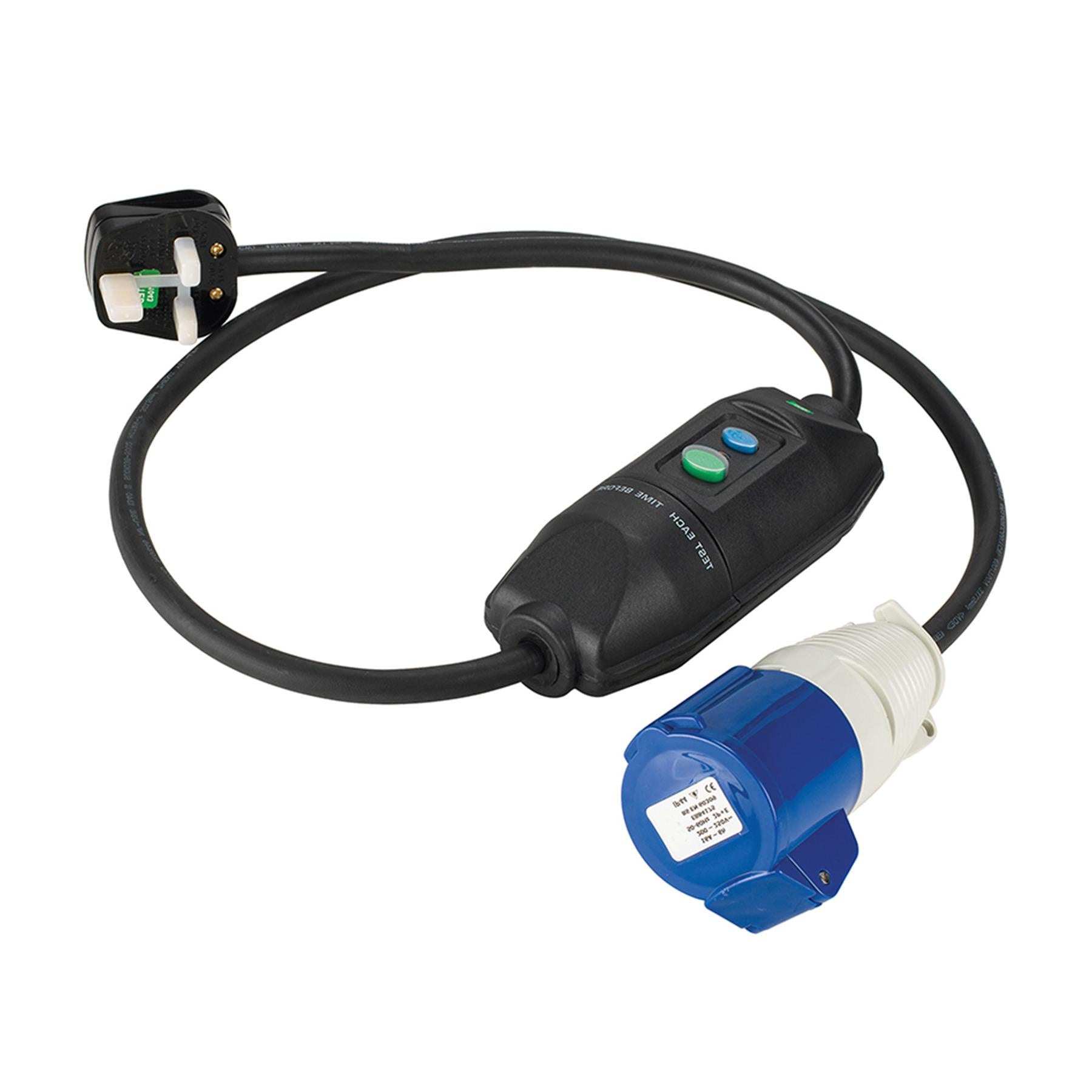 Defender In-Line RCD Lead 1m 230V E11085C