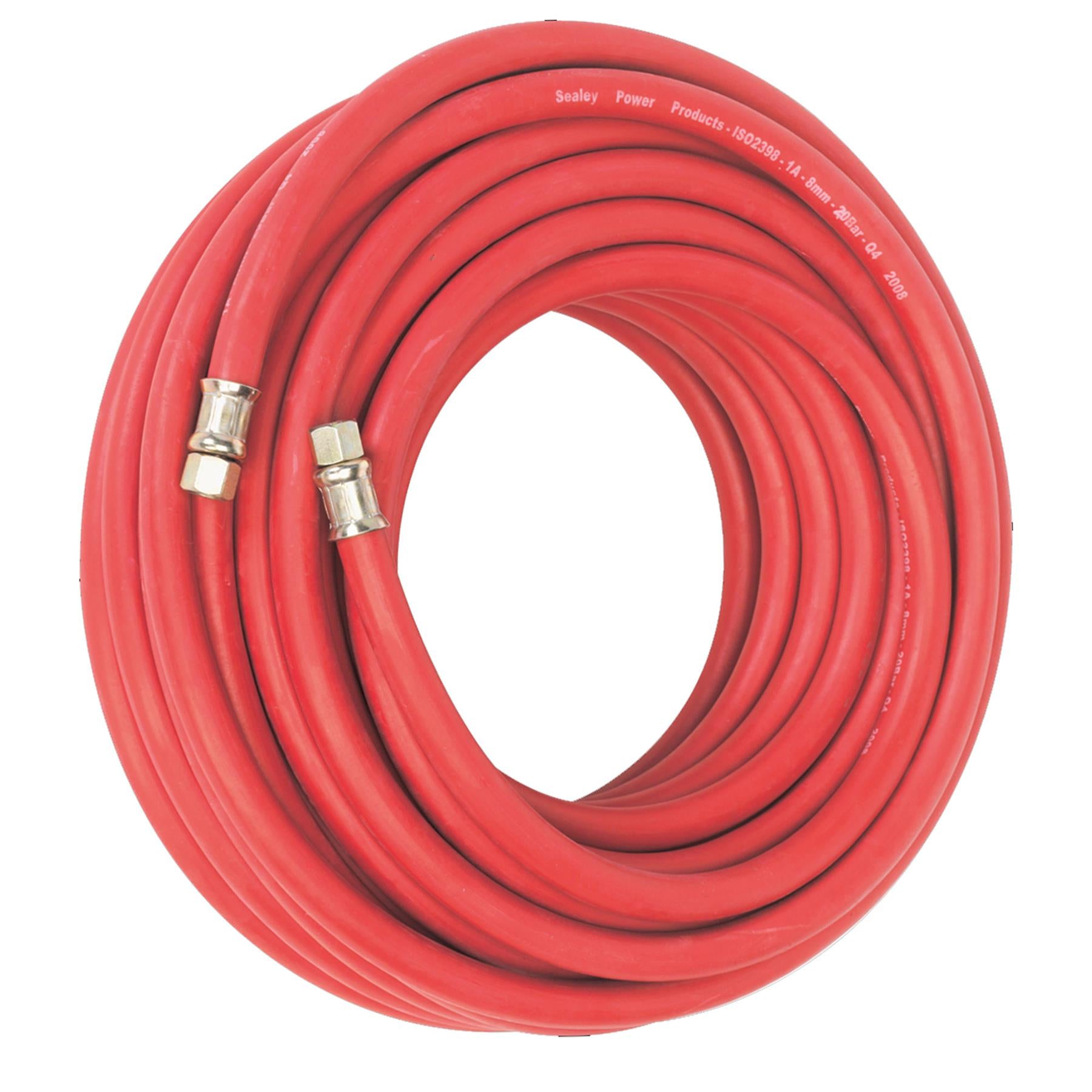 Sealey Air Hose 20m x �8mm with 1/4"BSP Unions