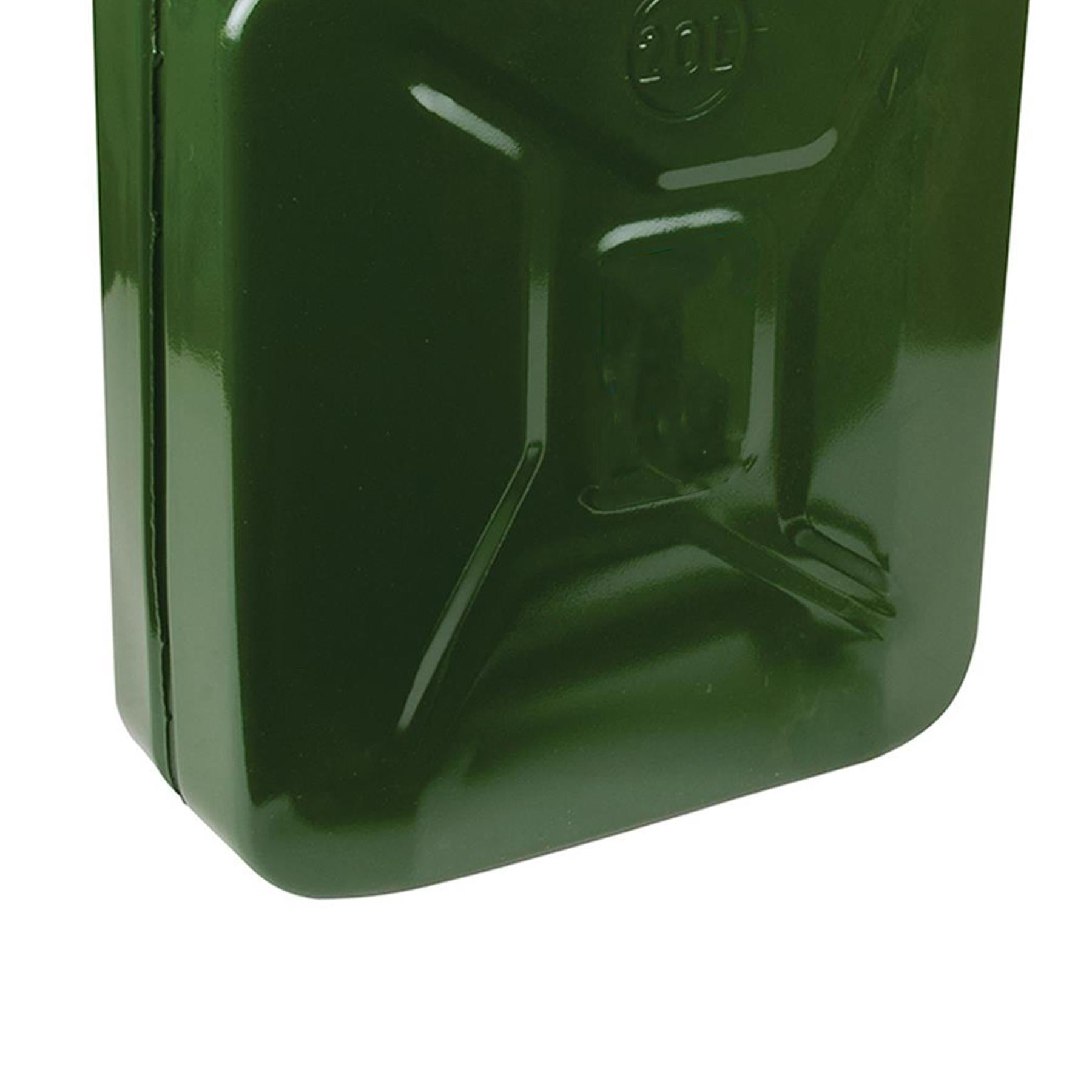 Jerry Can 20Ltr Strong Metal Durable Mechanic Garage Emergency Military Camping