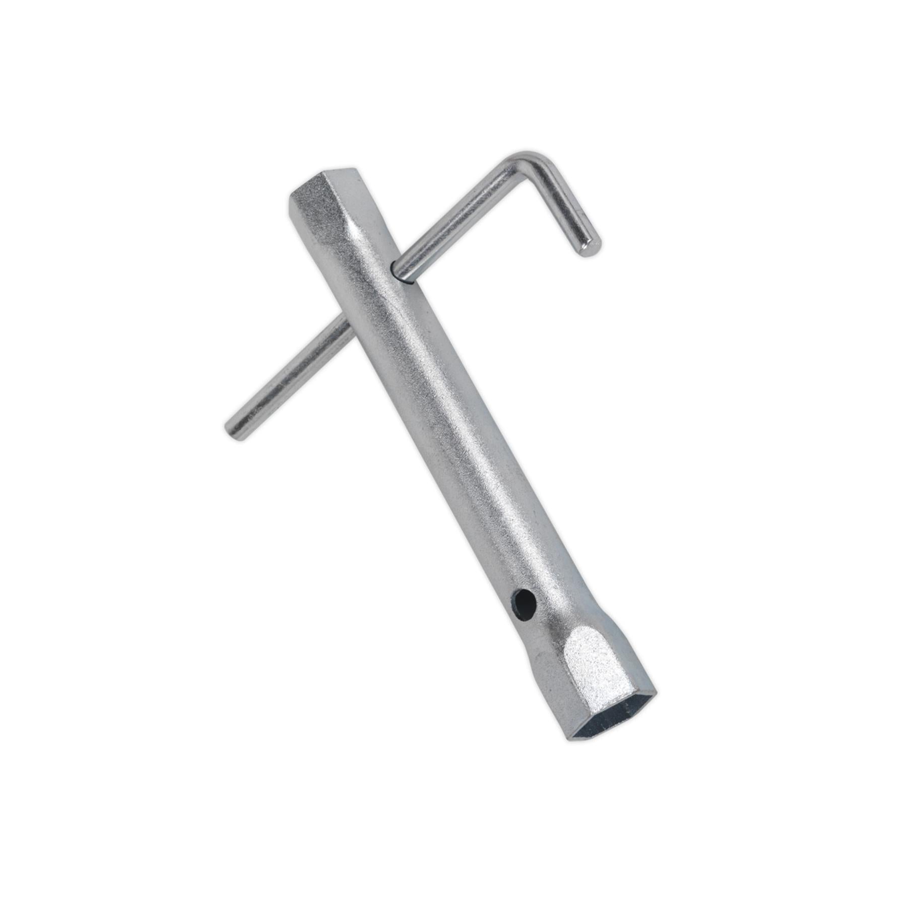 Sealey Double End Long Reach Spark Plug Box Spanner 18/21mm + L-Bar